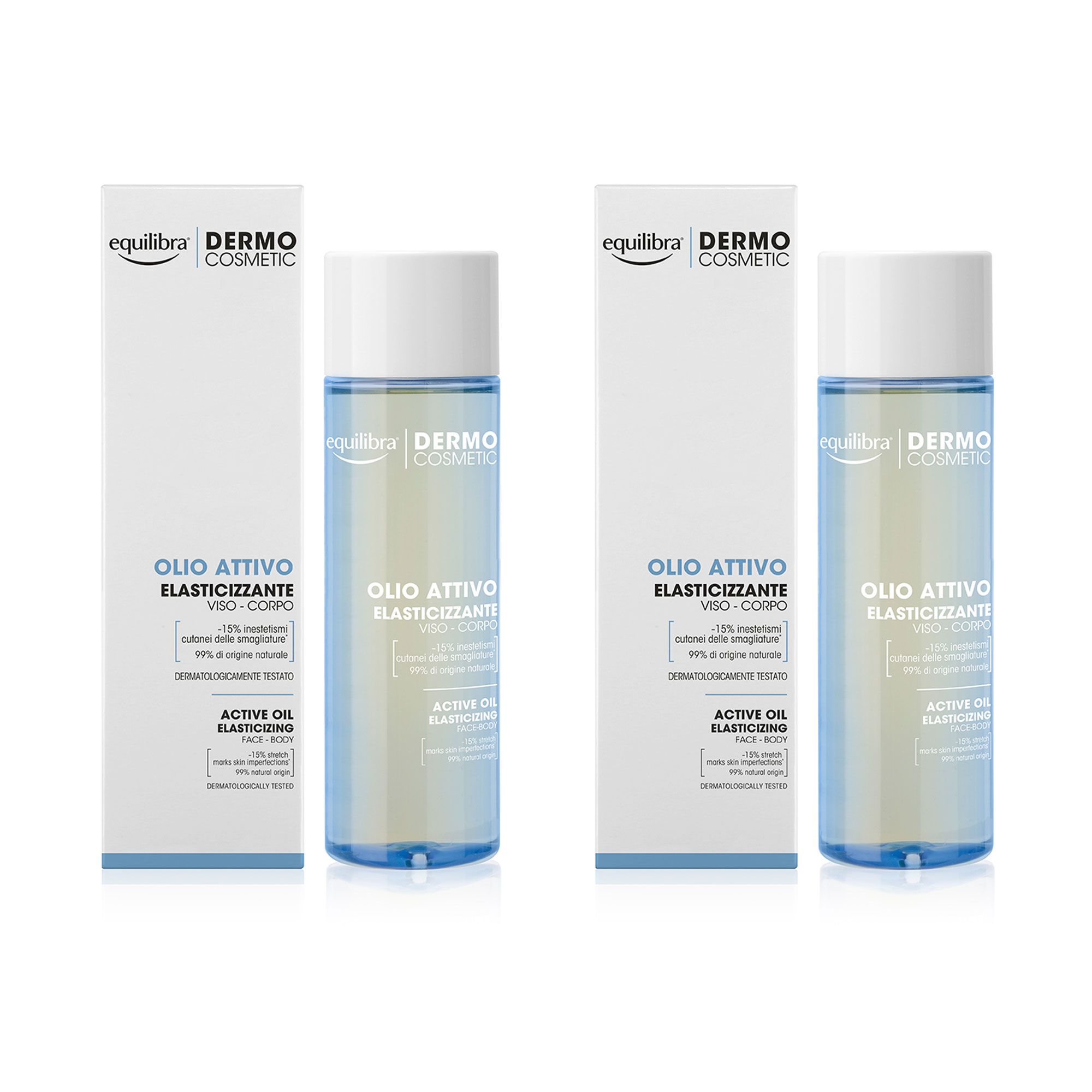 Equilibra Dermocosmetic Olio Attivo viso corpo (2x200ml)