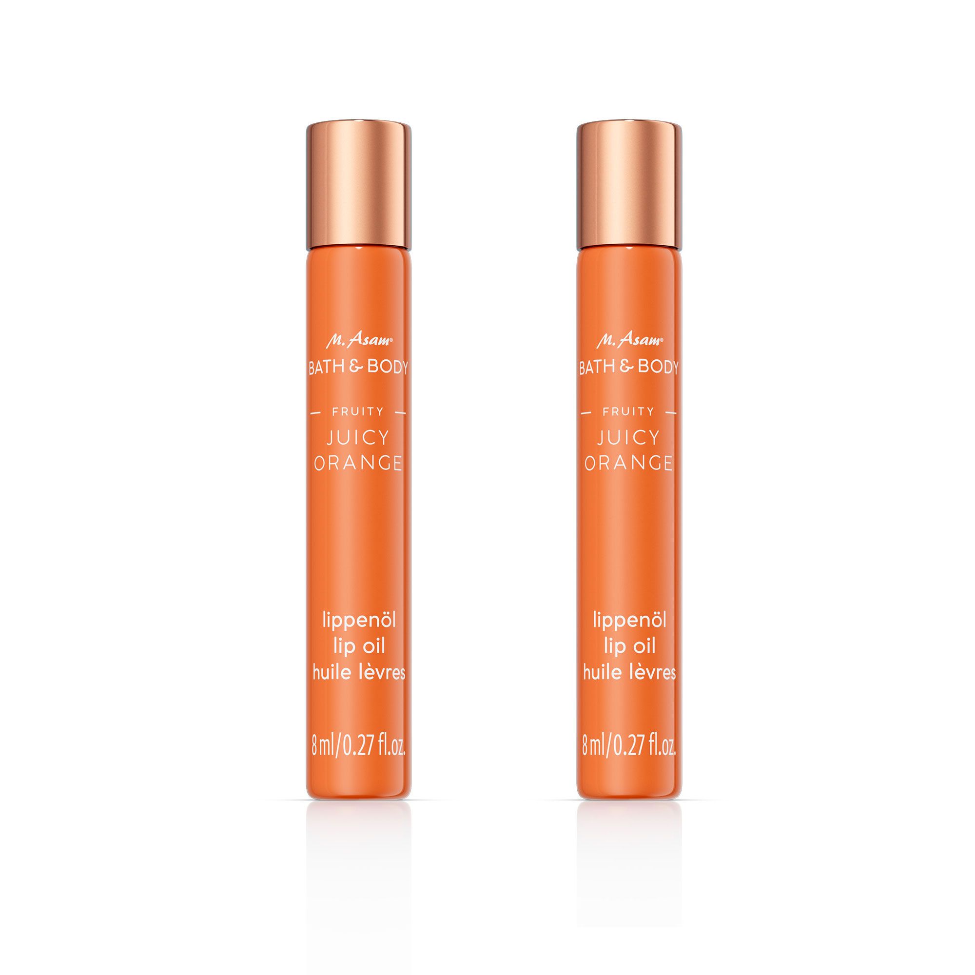 M. Asam
Olio labbra
Juicy Orange Lip
Oil Duo (2x8ml)