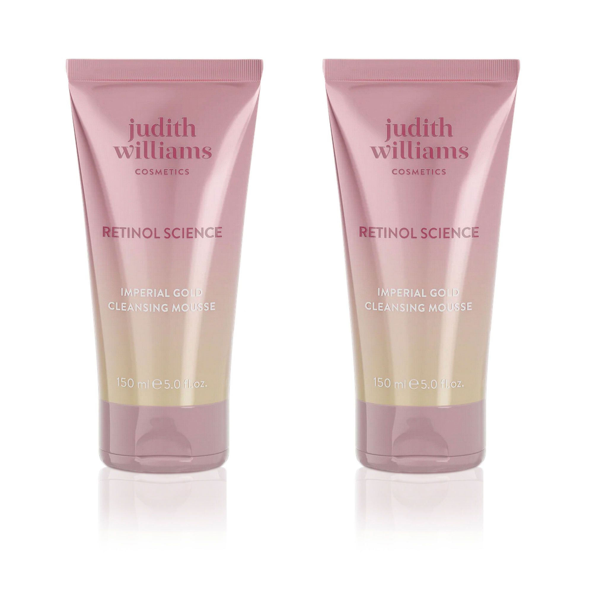 QVC Judith Williams Retinol Science 2 mousse detergenti viso con Retinolo