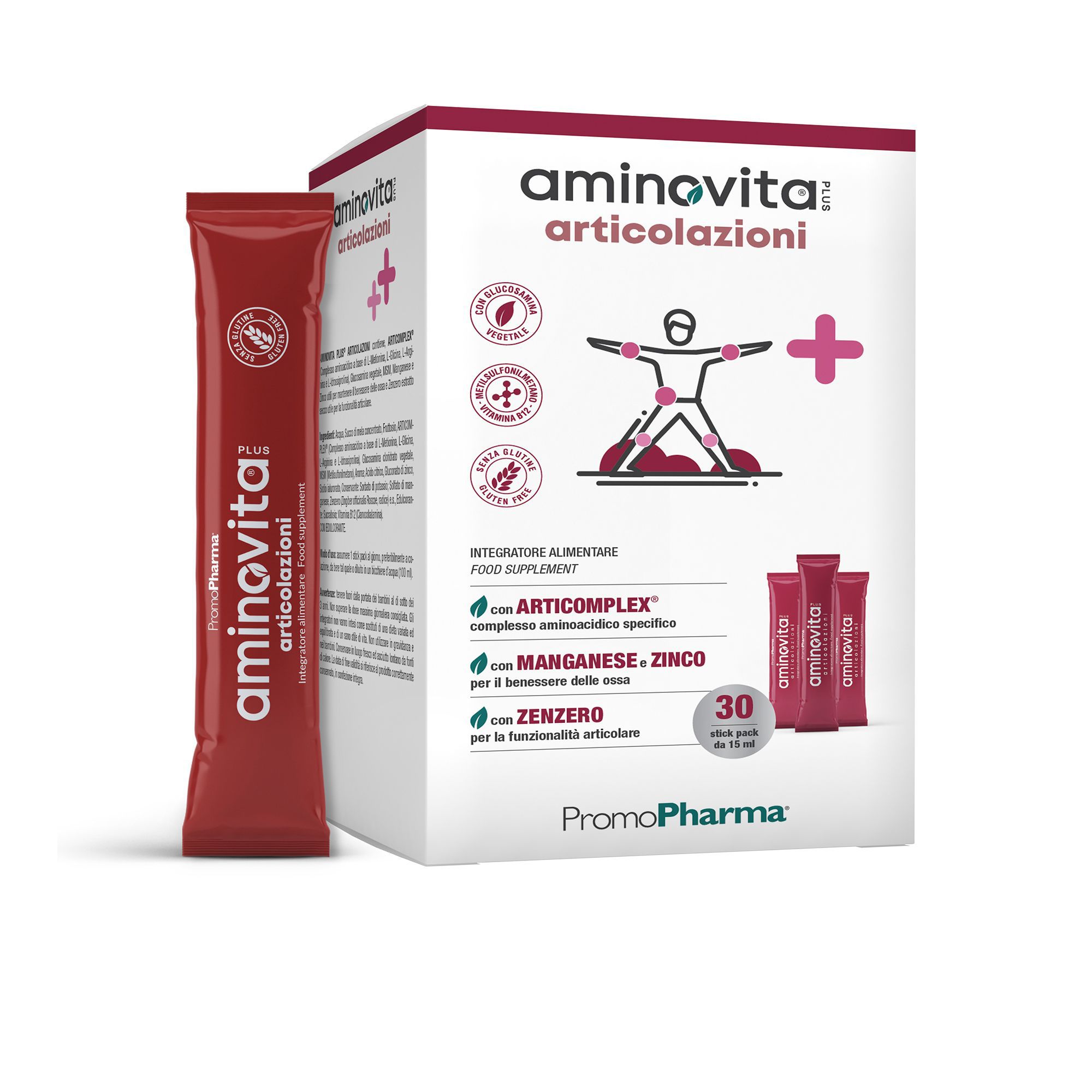 Image of PromoPharma Aminovita Integratore alimentare per le Articolazioni061