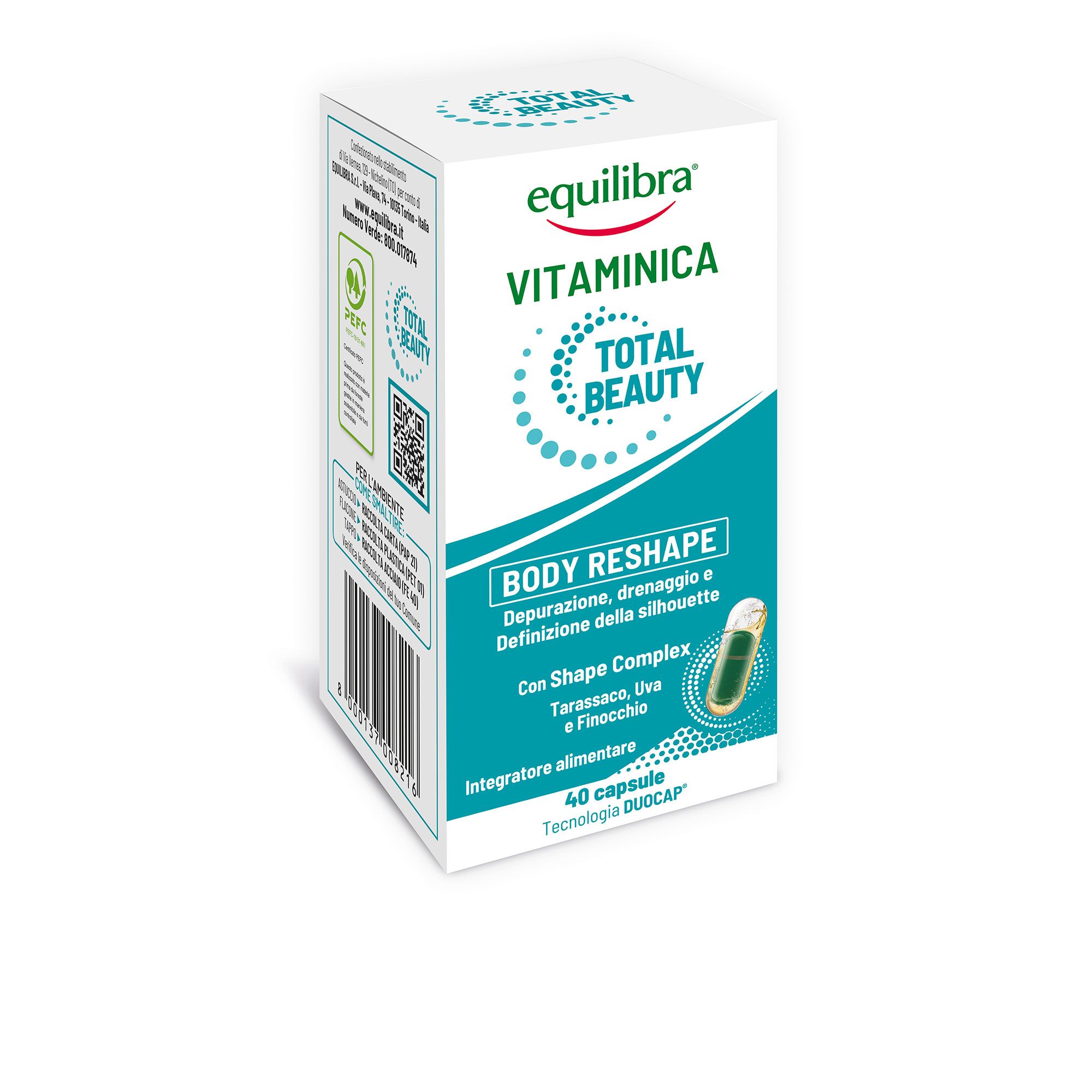 Vitaminica
Body Reshape
Integratore
alimentare (40cps)