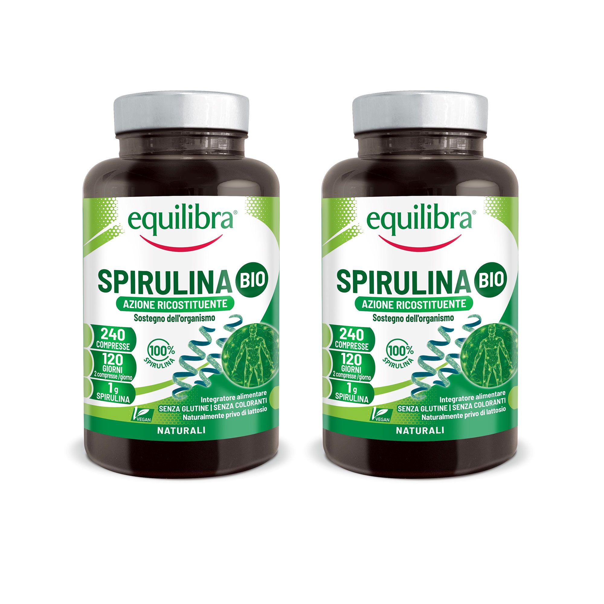 Equilibra® Integratore Spirulina Bio (2x240 cpr)