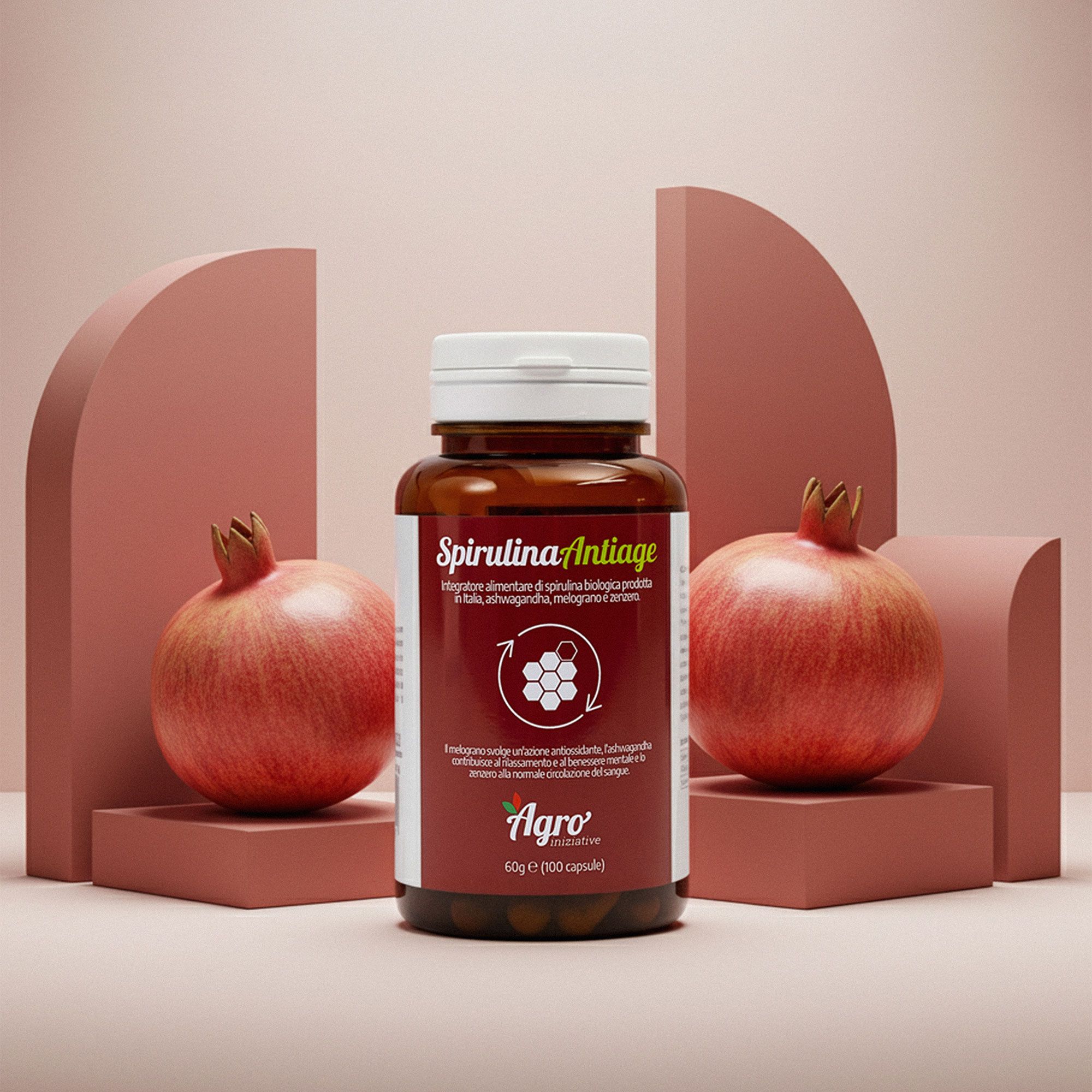 Agroiniziative
SpirulinaAntiage
integratore
(60g - 100caps)