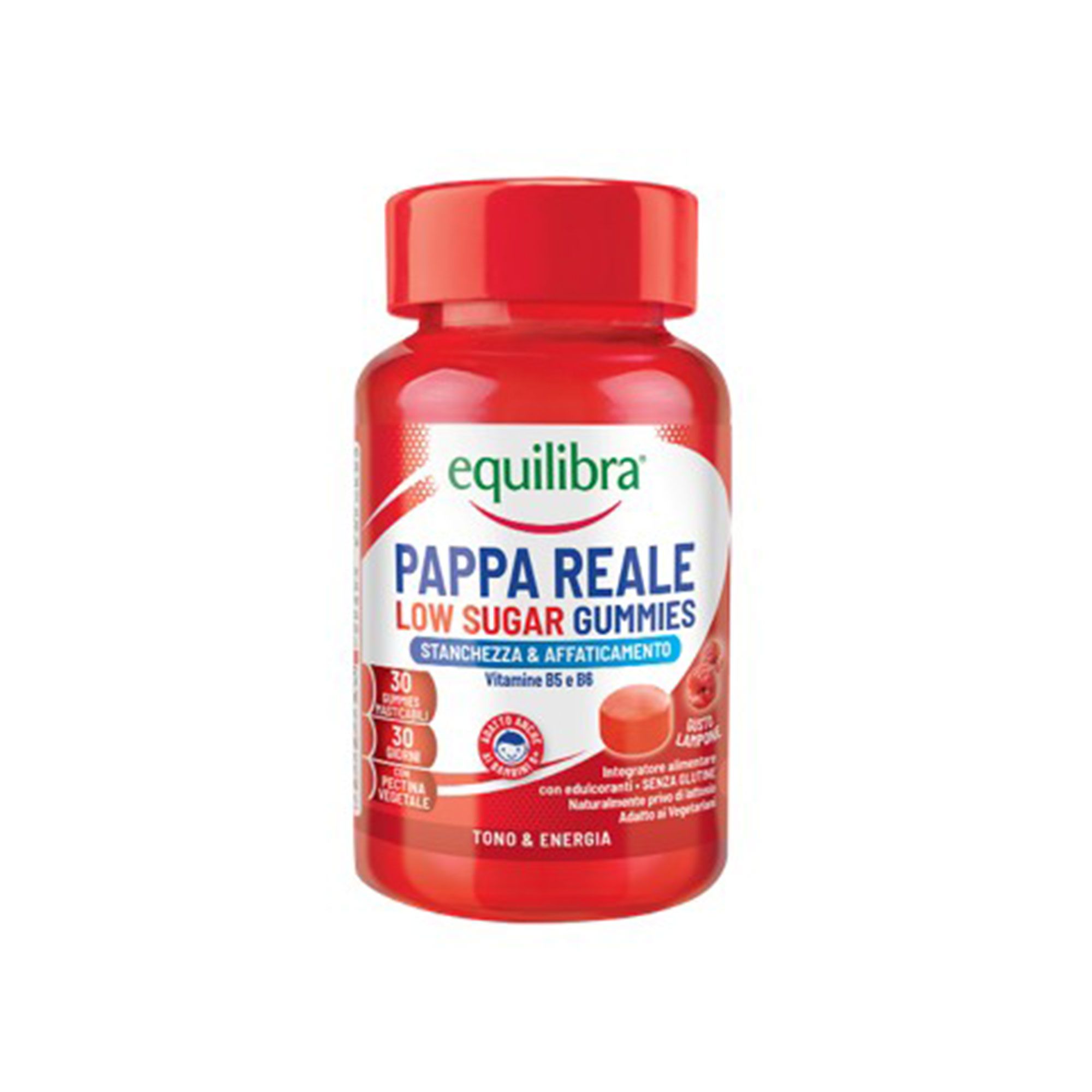 Equilibra®
Pappa Reale
Low Sugar Integratore
(30 gommose)