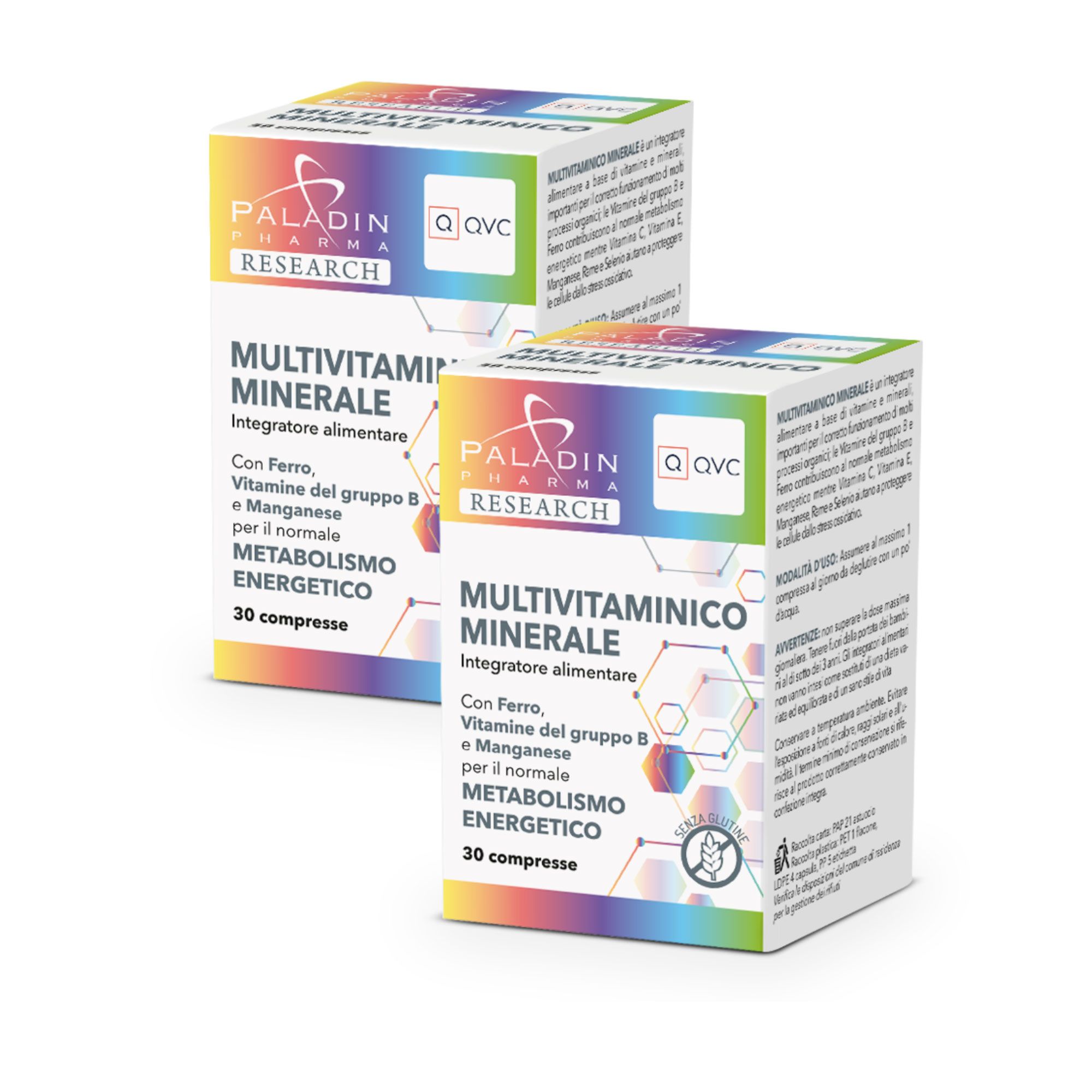 Paladin Pharma Multivitaminico Minerale integratore (2x30 cpr)