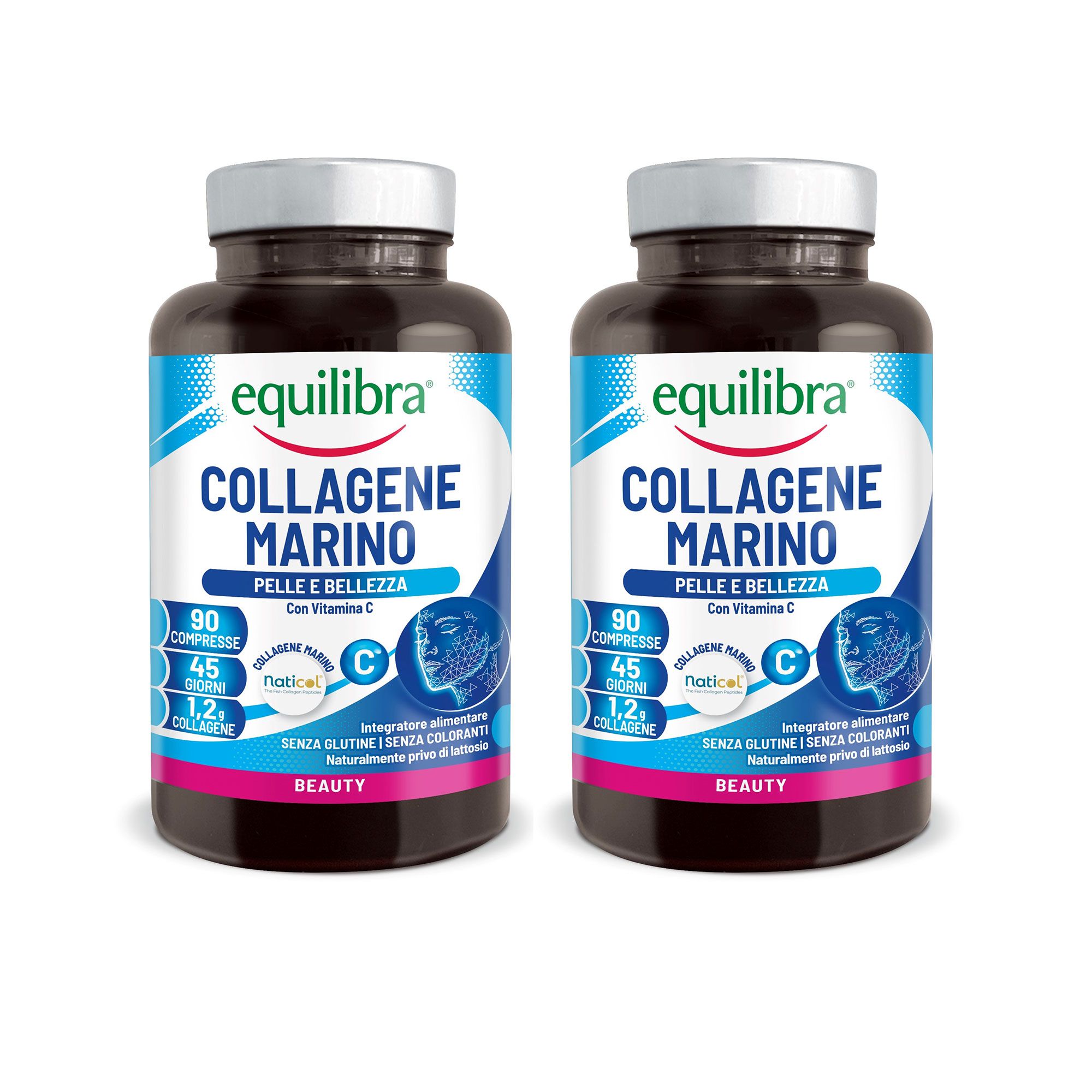 Equilibra® Collagene Marino Integratore alimentare (2x90cpr)