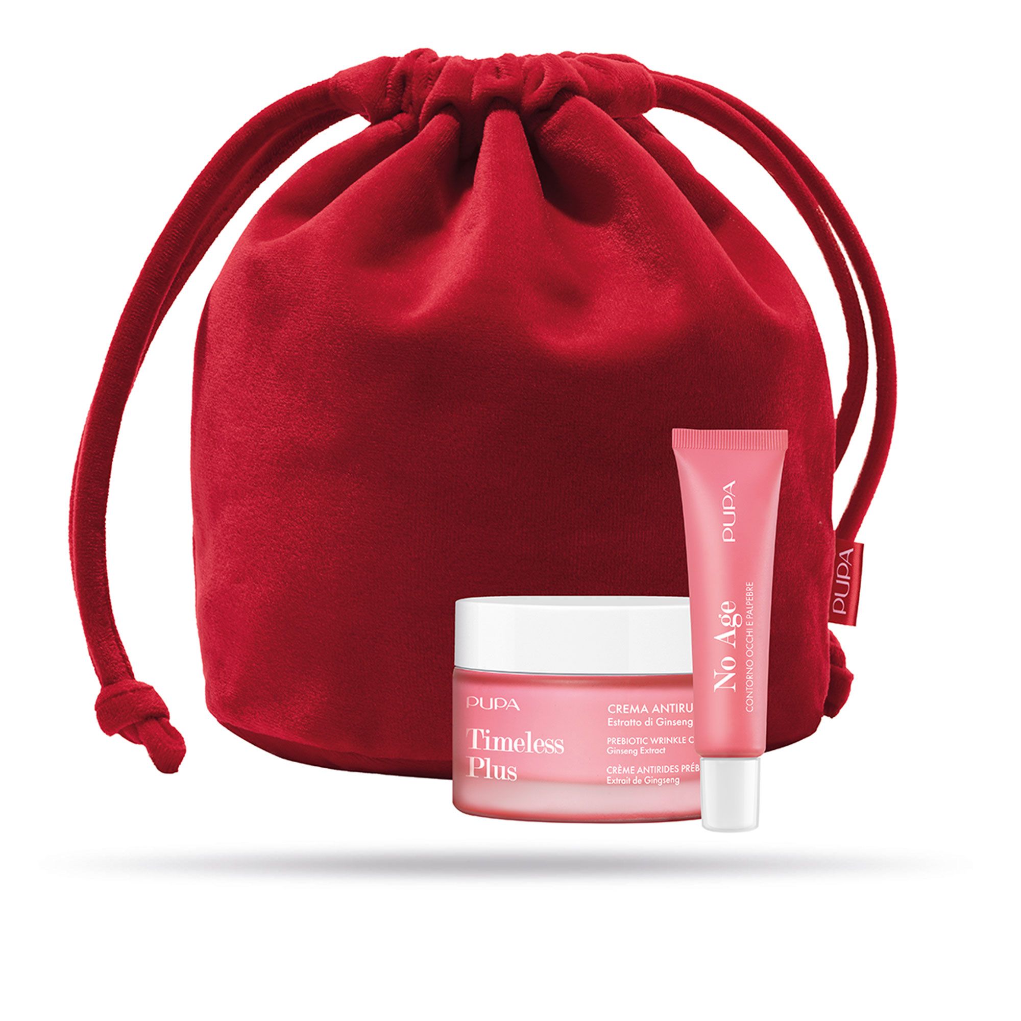 PUPA Milano
Kit antietà
contorno occhi
(50ml) + crema (50ml)