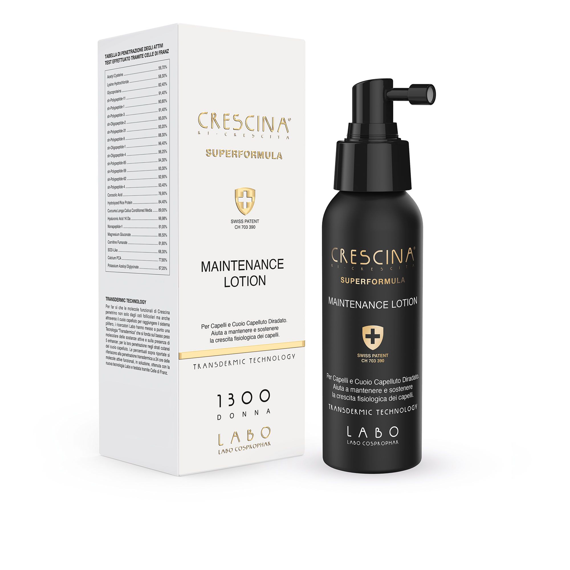 Crescina
Superformula
Maintenance Lotion
Donna (100ml)