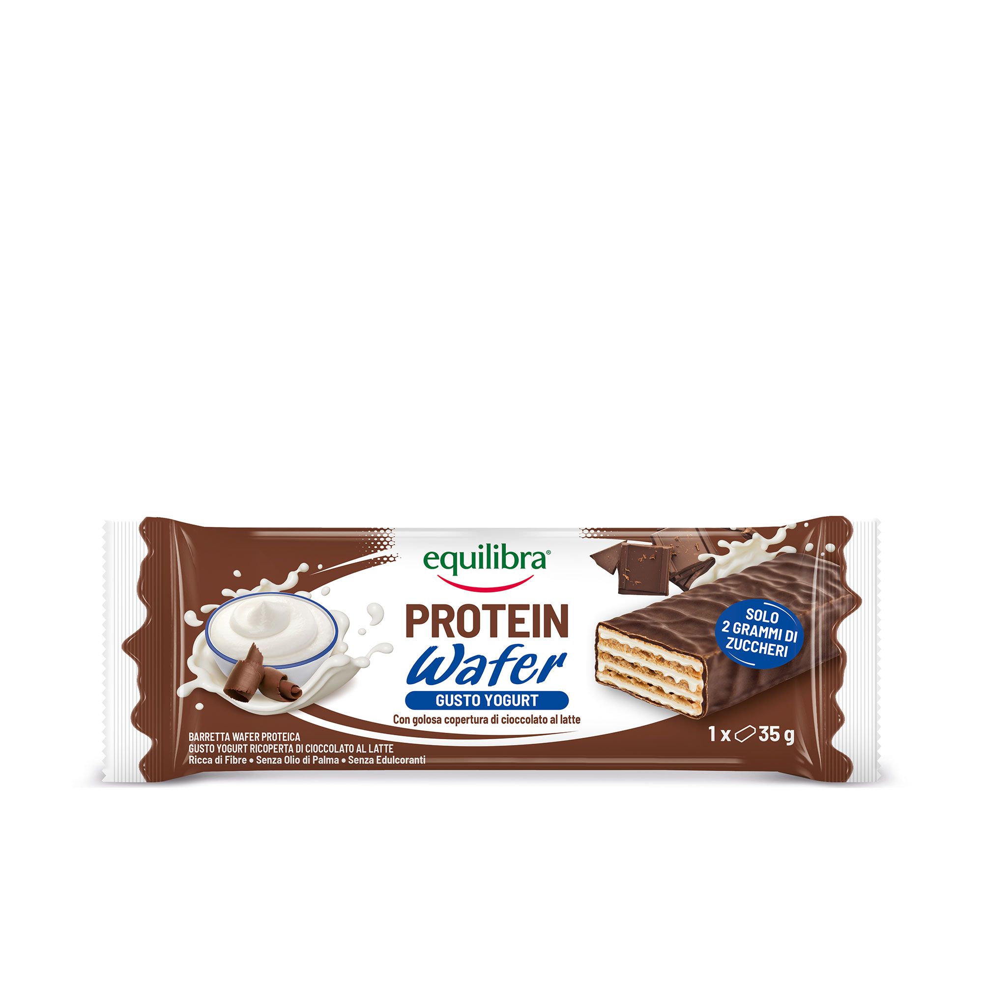 Equilibra® Barrette Wafer snack proteico (25x40g)
