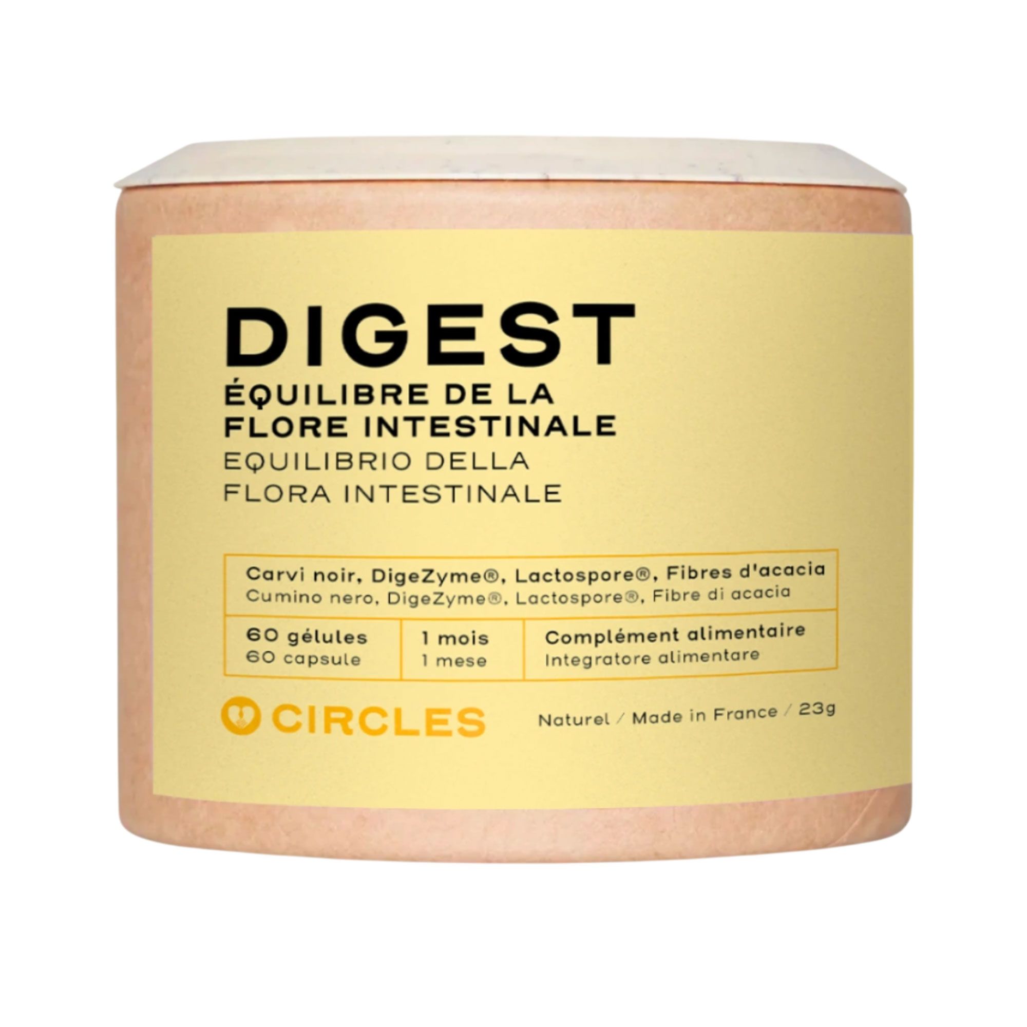 Circles
DIGEST equilibrio
e flora intestinale
integratore (60 cps)