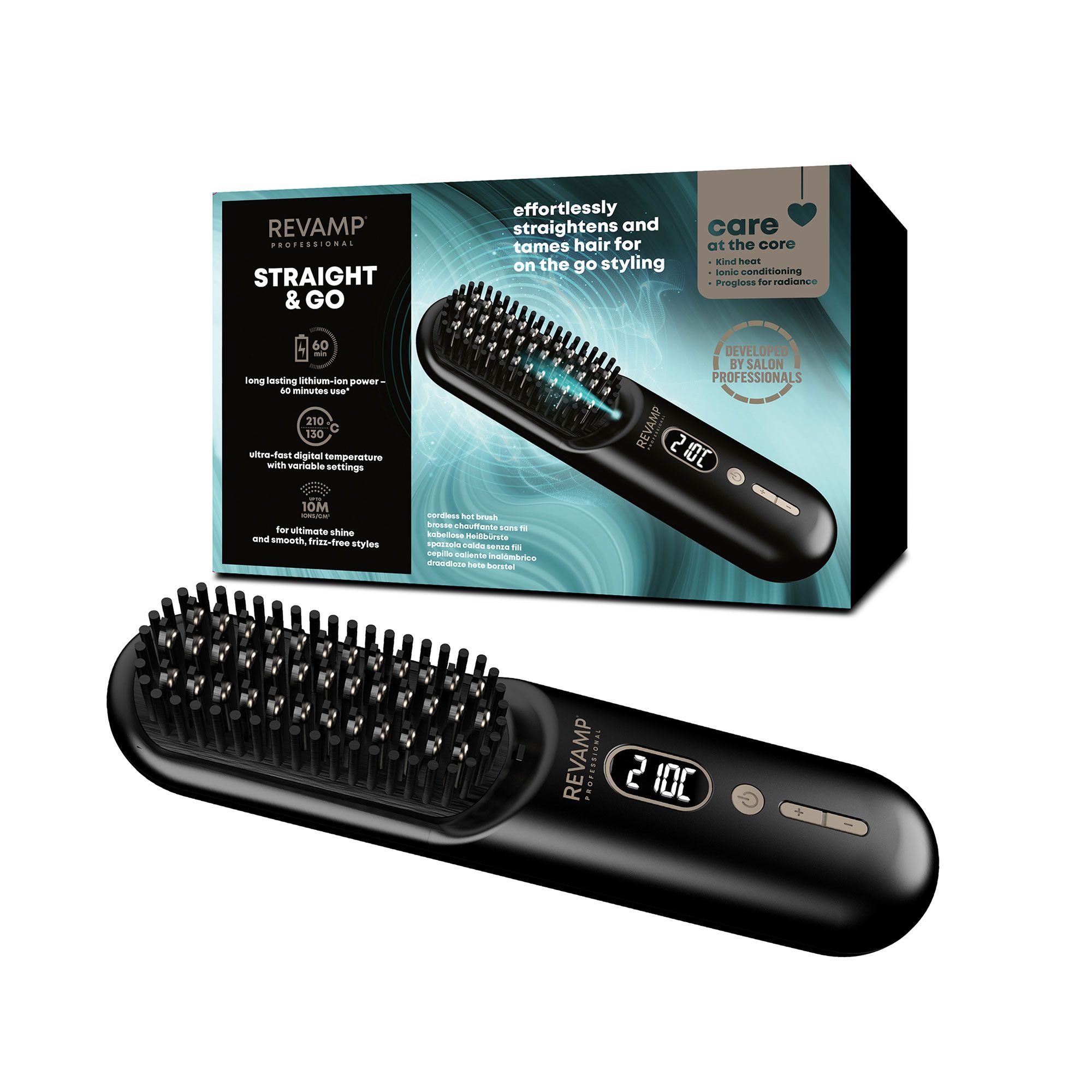 Revamp
Spazzola lisciante
Straight&Go
Ionic Cordless