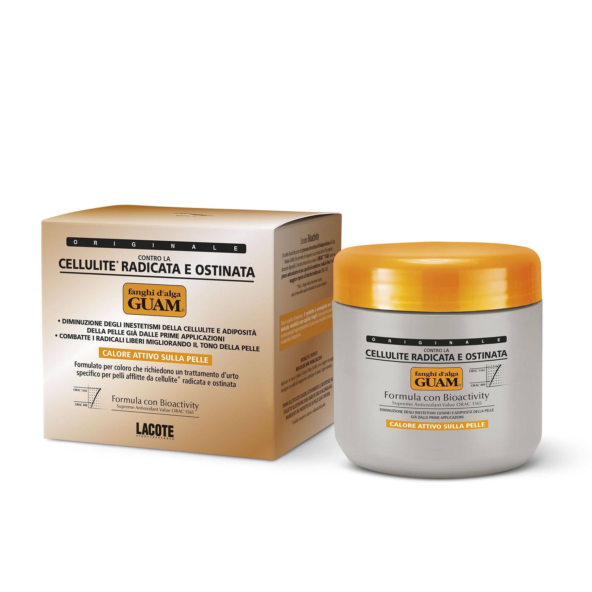 Guam®
Fanghi D'alga
Cellulite Radicata
e Ostinata (500g)