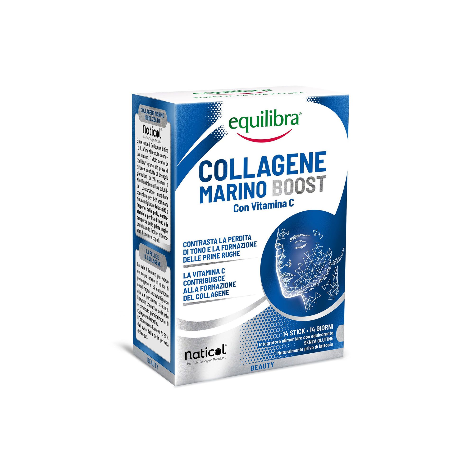 Equilibra
Integratore
Collagene Marino
Boost (14 stick)