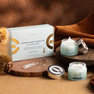 Elizabeth Grant
Kit Torricelumn:
crema viso giorno
e notte + ampolle