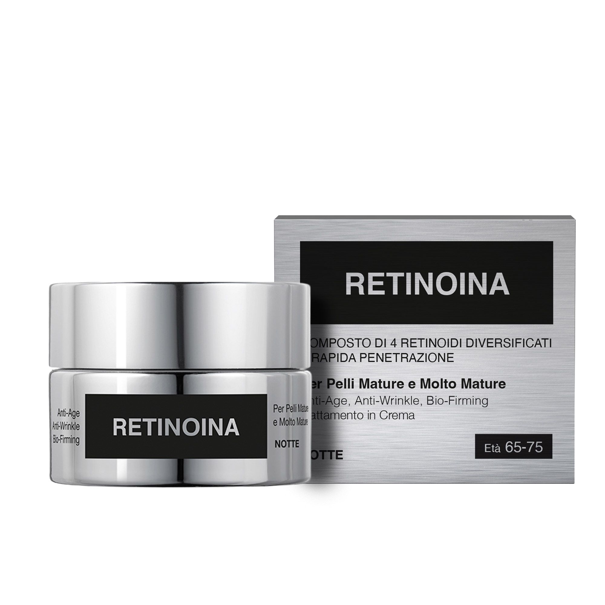 Retinoina
Crema notte
per pelli da mature
a molto mature (50ml)