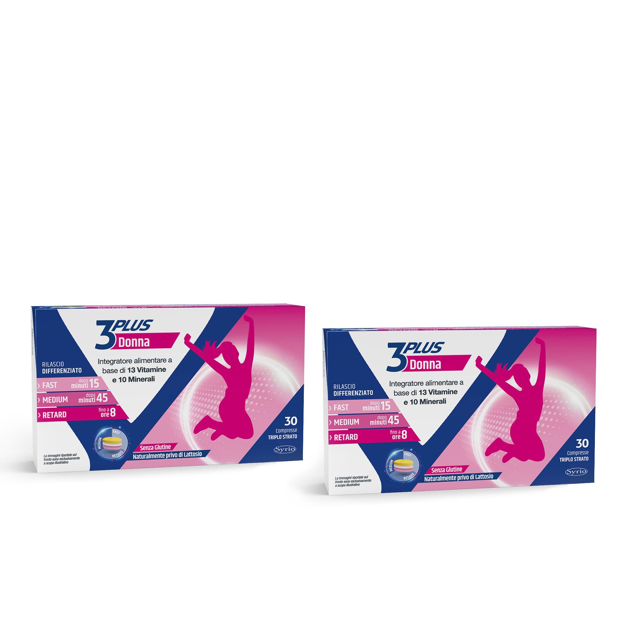 Syrio
3Plus Donna
integratore
alimentare (2x30 cpr)