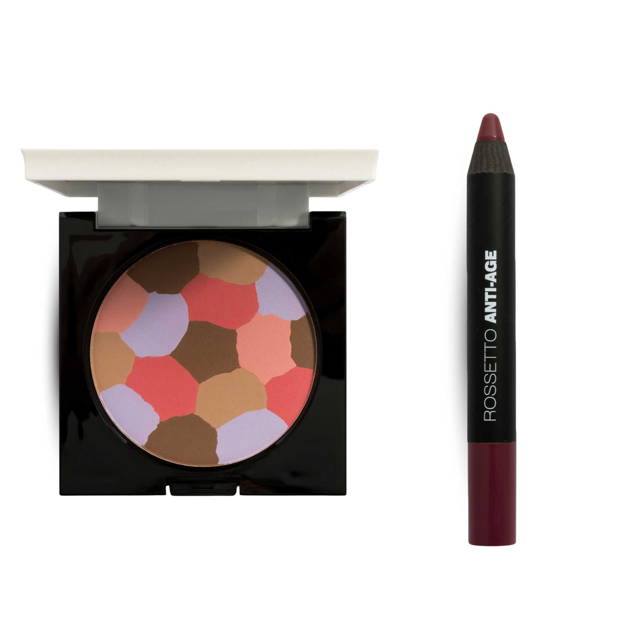 Rougj Terra viso Mosaico Glam Tech (9g) e rossetto Anti-Age