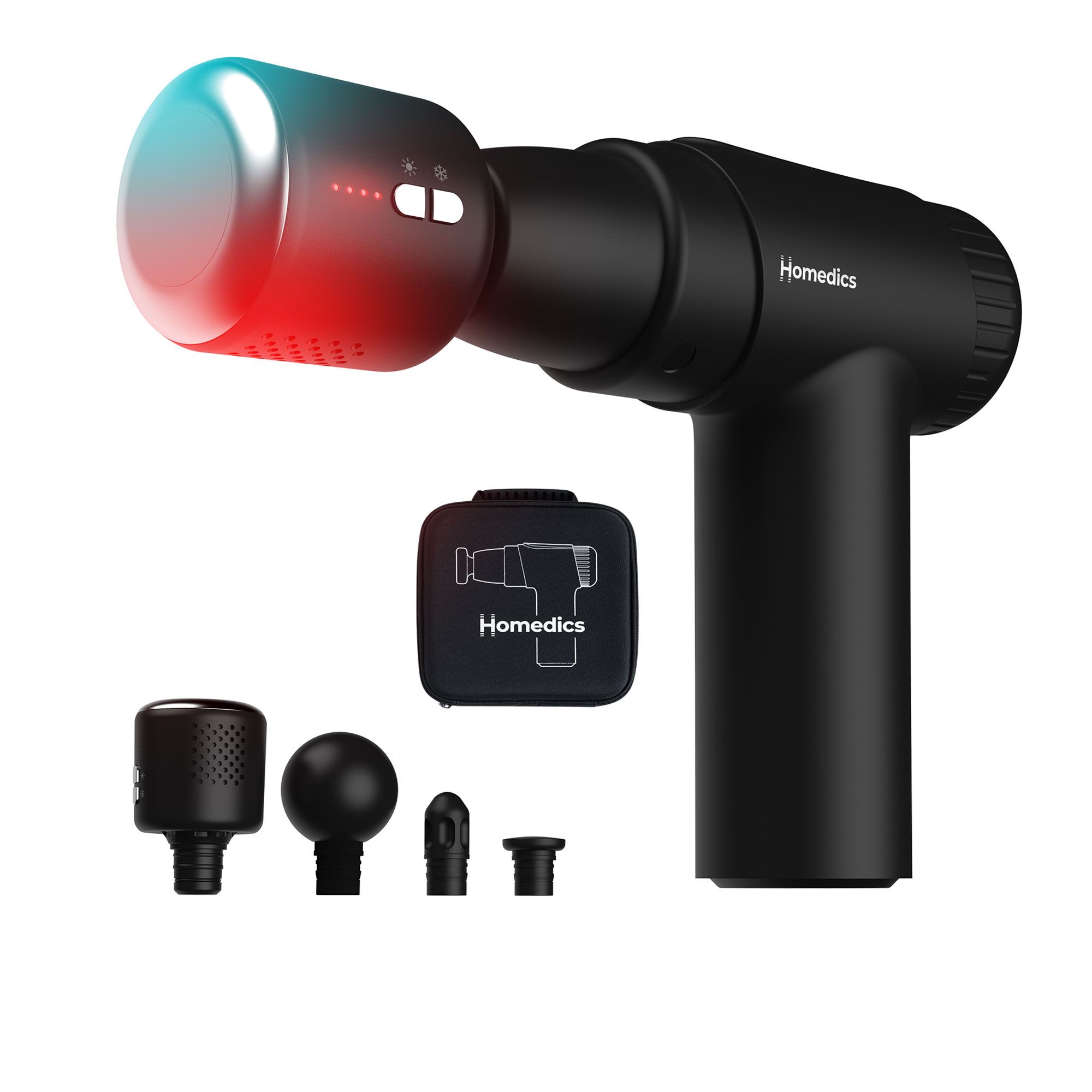 HoMedics
Pistola massaggiante
Novo+ Hot&Cold
con 4 testine
