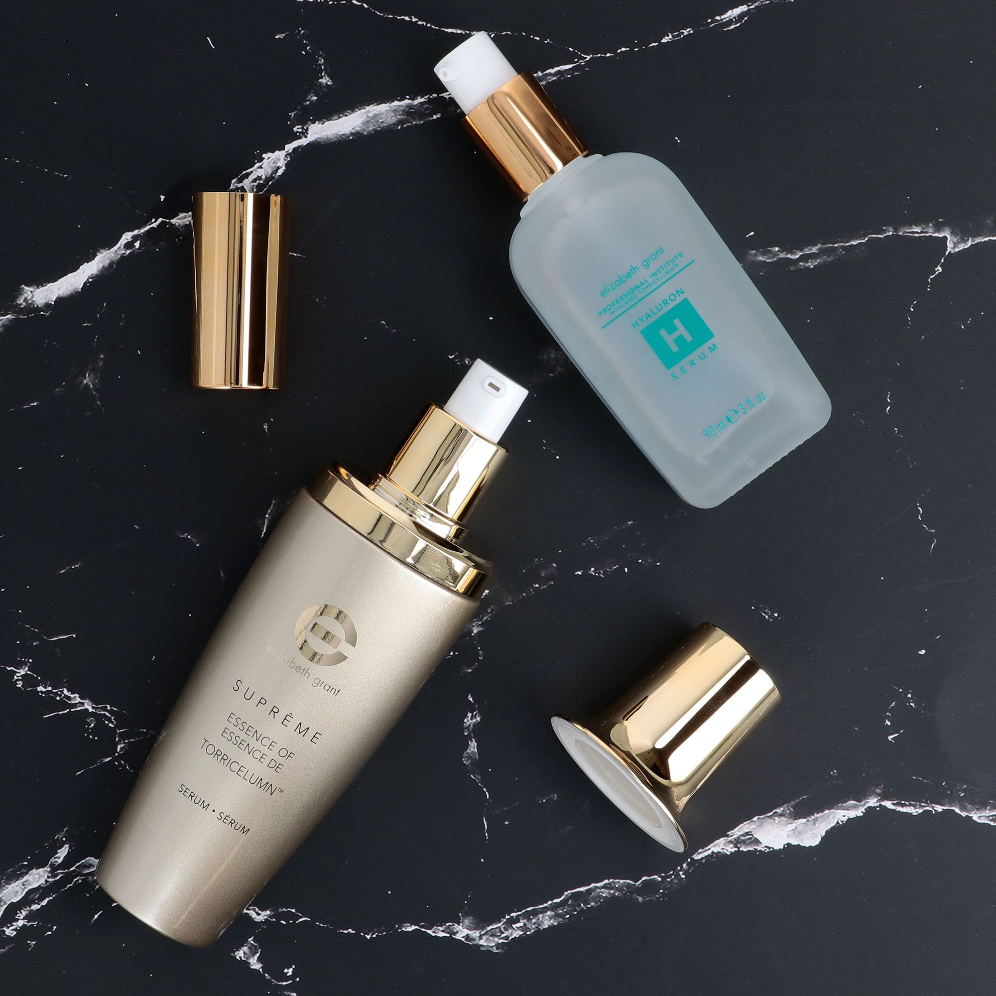 Elizabeth Grant
Siero Hyaluron (90ml)
e siero Torricelumn™
(100ml)