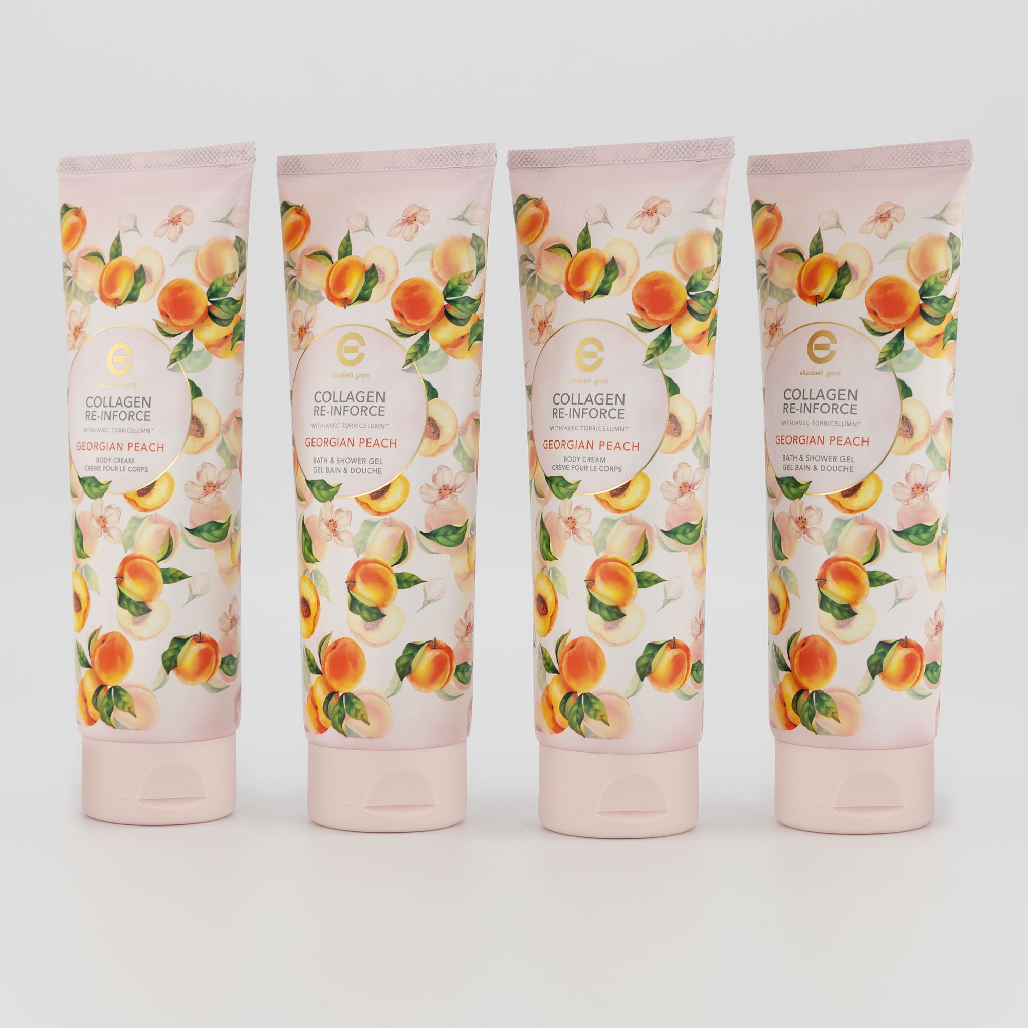 Elizabeth Grant Kit Georgian Peach crema corpo (240ml) + gel doccia (240ml)