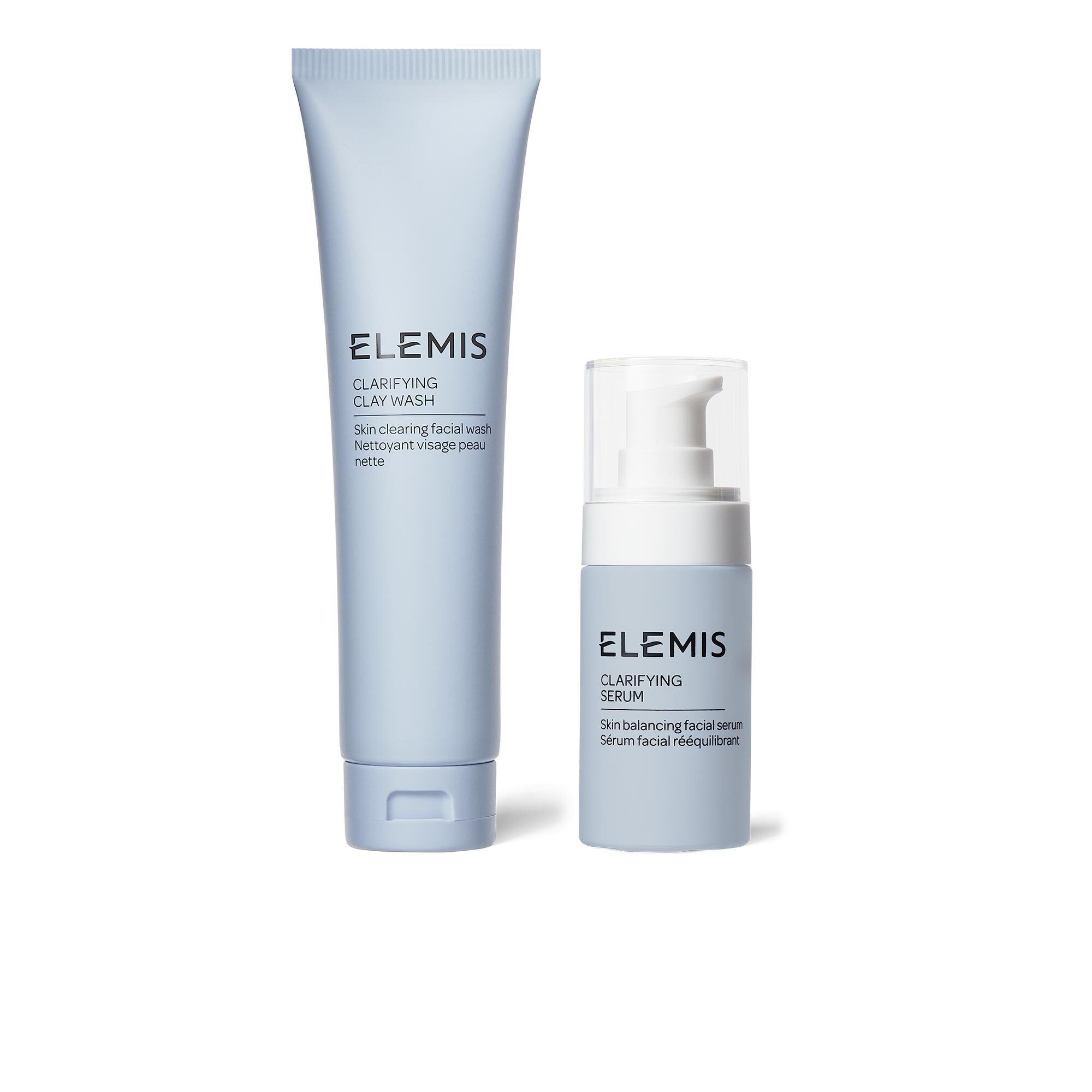 QVC Elemis Clarifying Detergente e siero viso