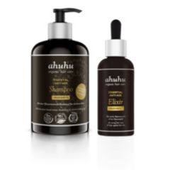 Ahuhu
Duo capelli
Essential Anti Age:
shampoo e Elixir