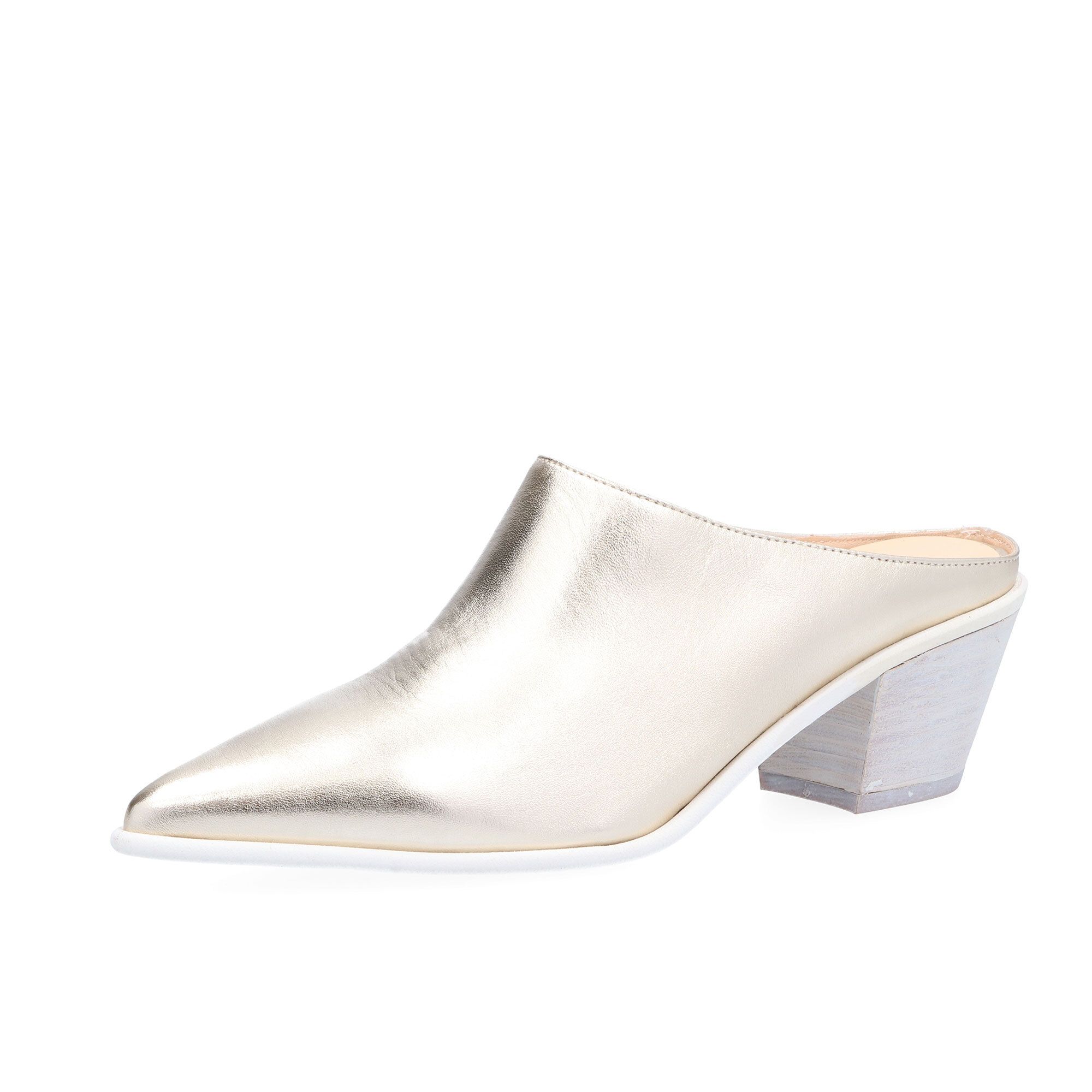 Galieti
Sabot sfilata 
in pelle laminata