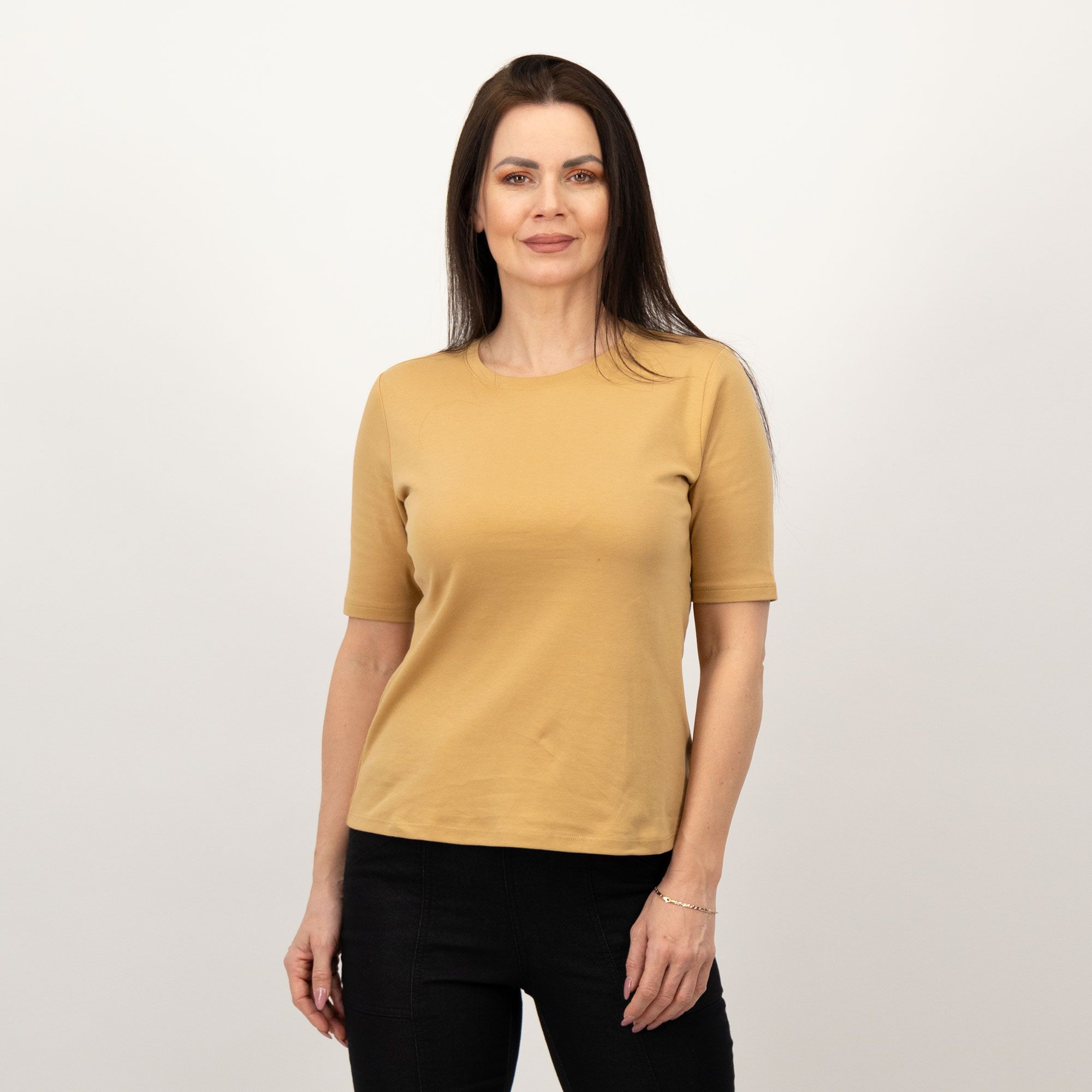 Isaac Mizrahi Live!
T-shirt sciancrata
in cotone
(80% cotone Pima)