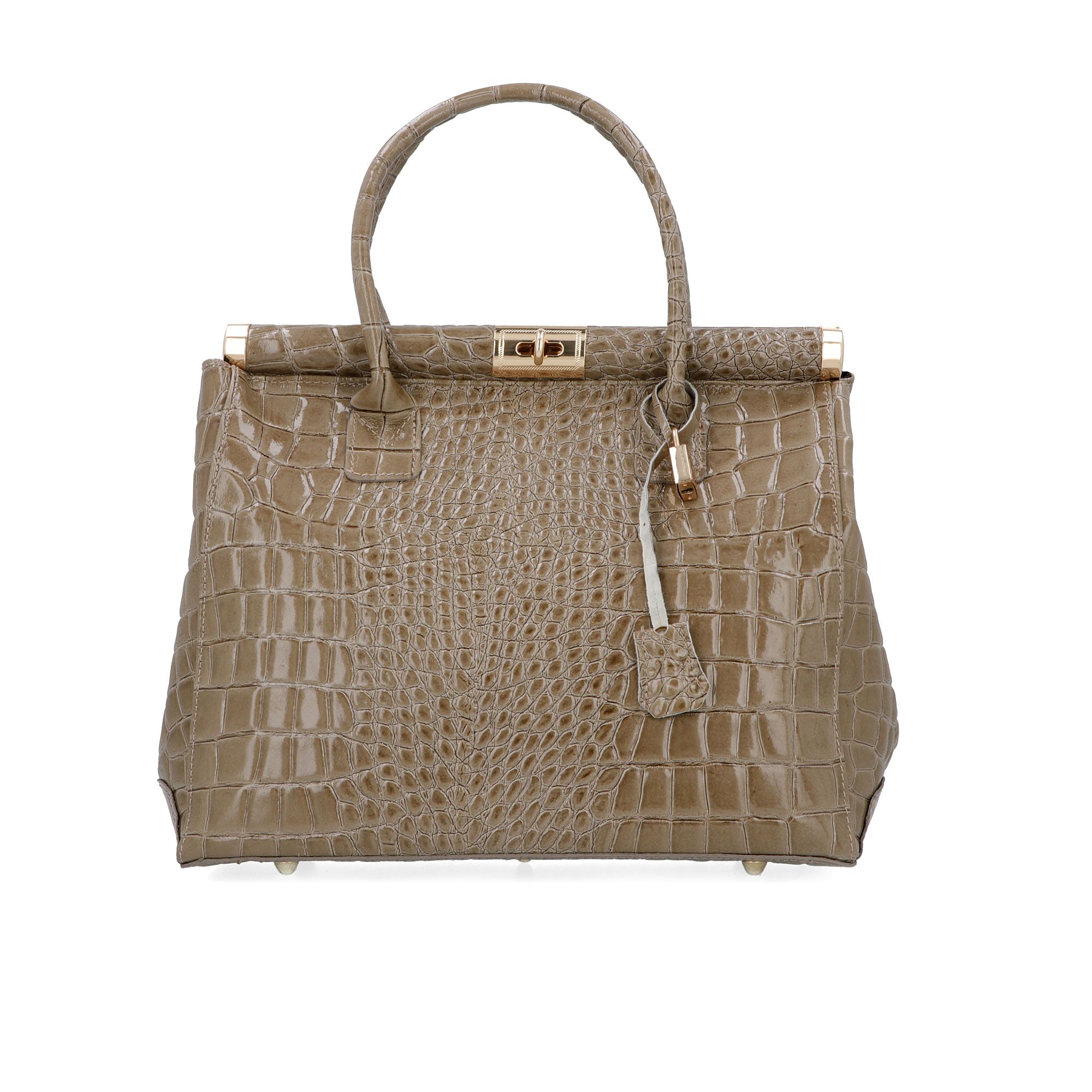 Chiara Ferretti
Borsa a mano in pelle
con stampa cocco
chiusura con girello