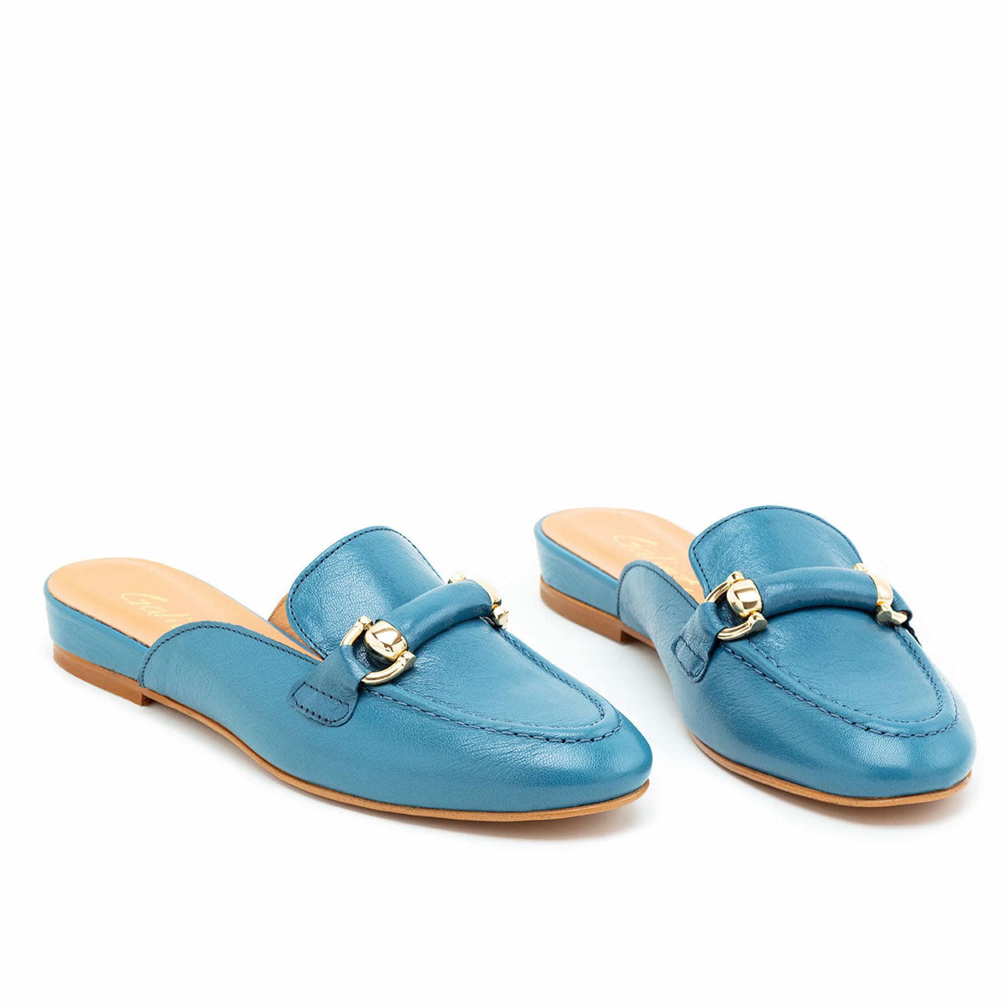 Galieti
Sabot in pelle con
fascetta decorativa
e tacco 1,5 cm