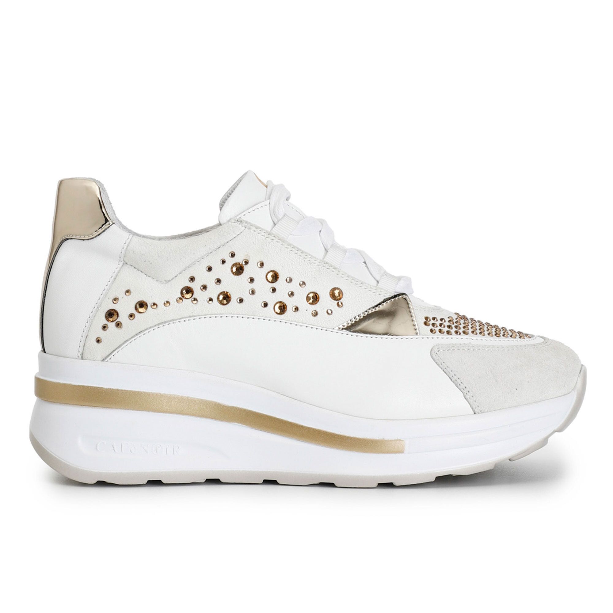 Cafè Noir
Sneaker stringate
in pelle
con tacco 5 cm