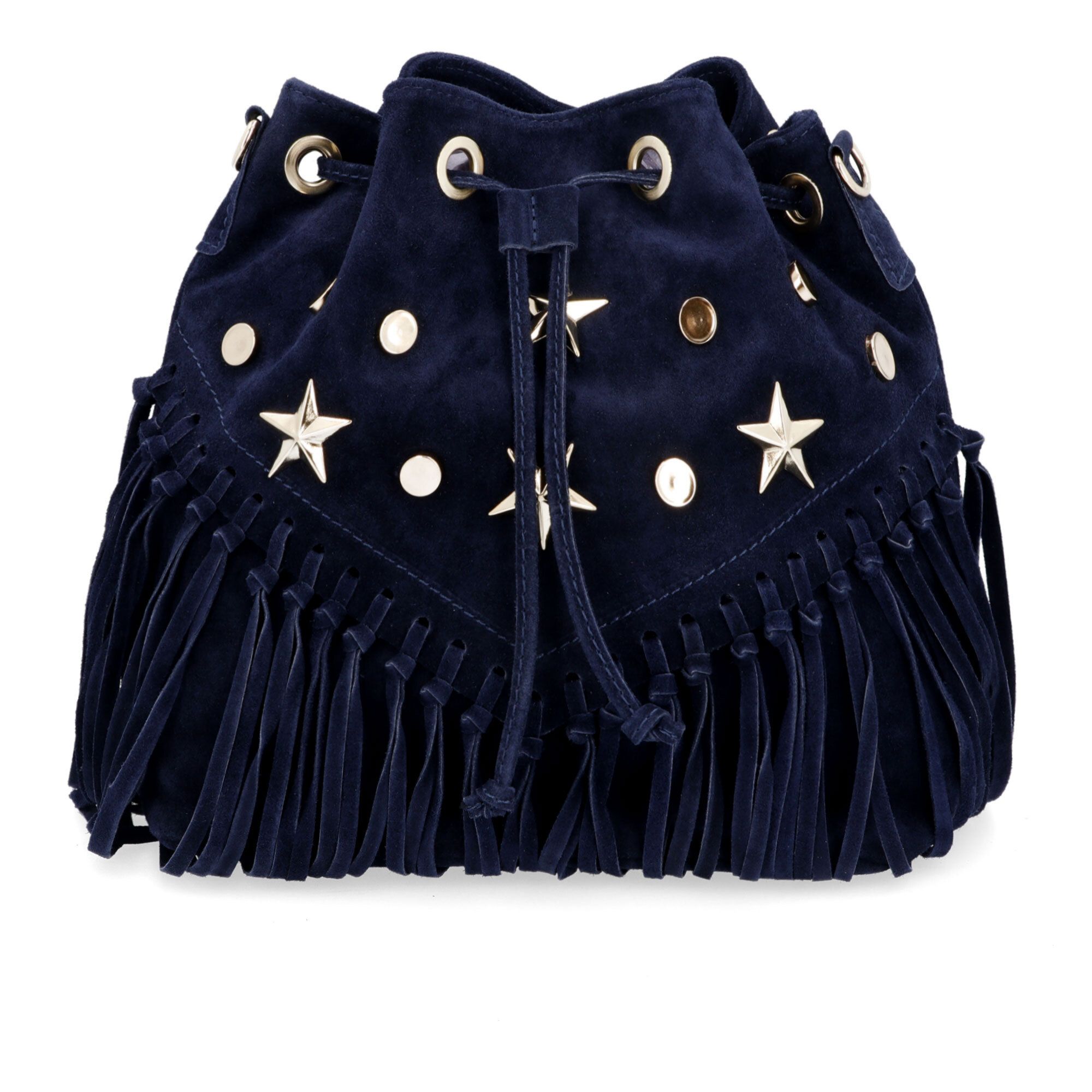 Stefano Ghilardi
Borsa secchiello
a tracolla Indianina 
Stars in pelle