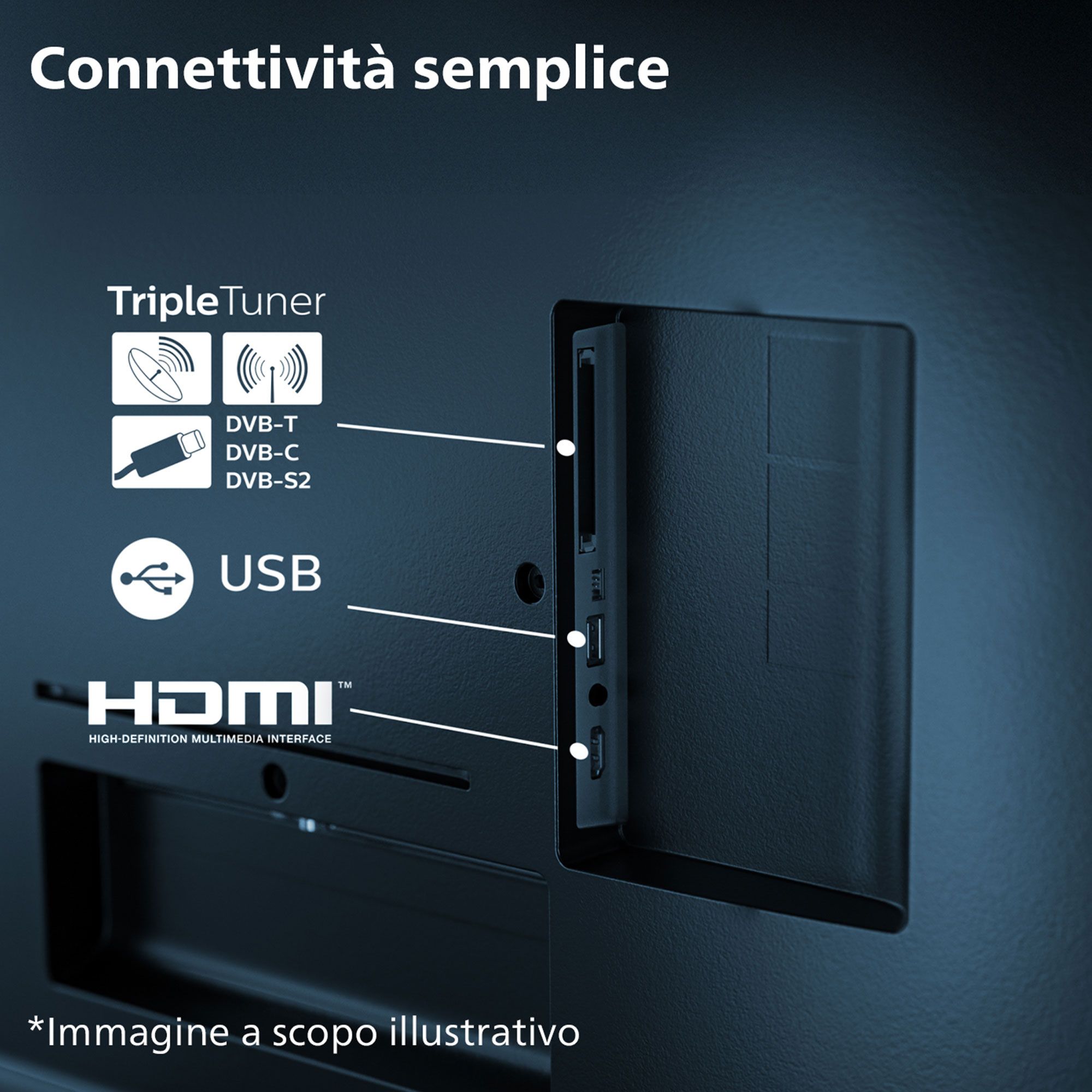 Philips Smart 32" HD LED TV TV Dolby Audio Titan