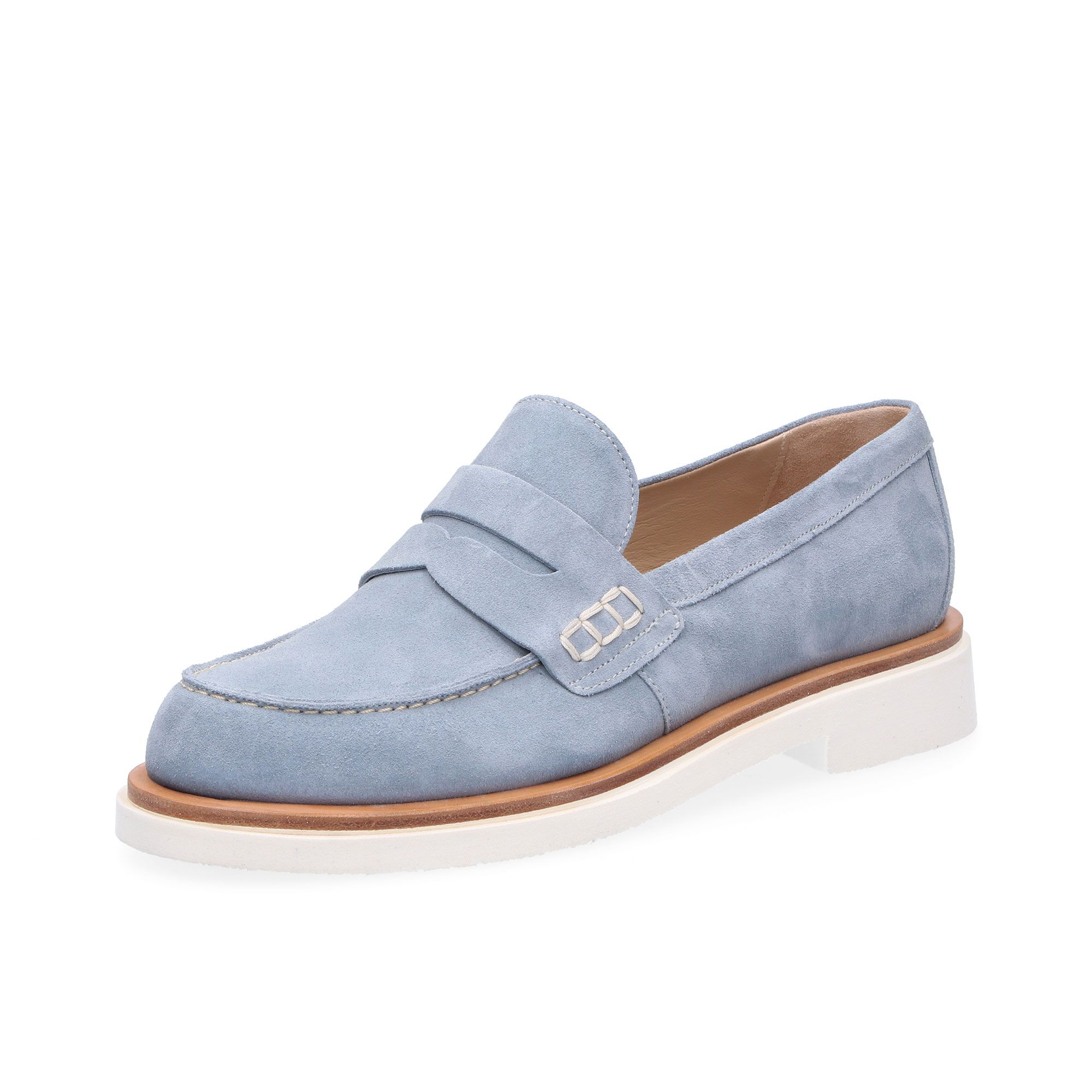 Faire
Mocassini slip-on
in pelle scamosciata
con tacco 3 cm
