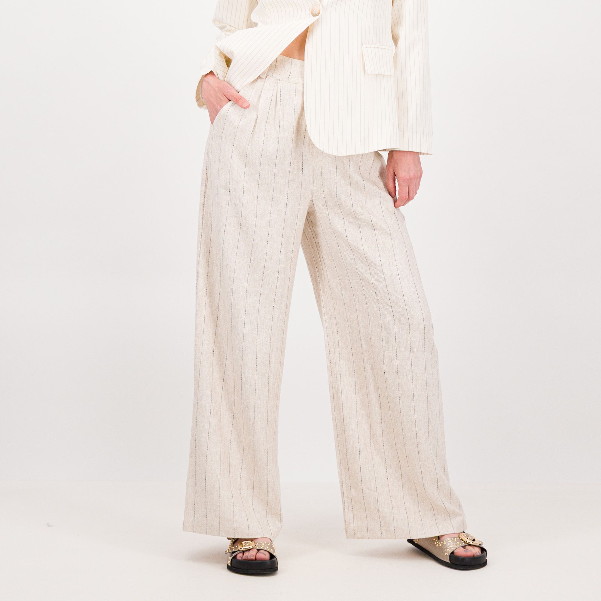 Mood Atelier
Pantapalazzo
jacquard 
con elastico in vita