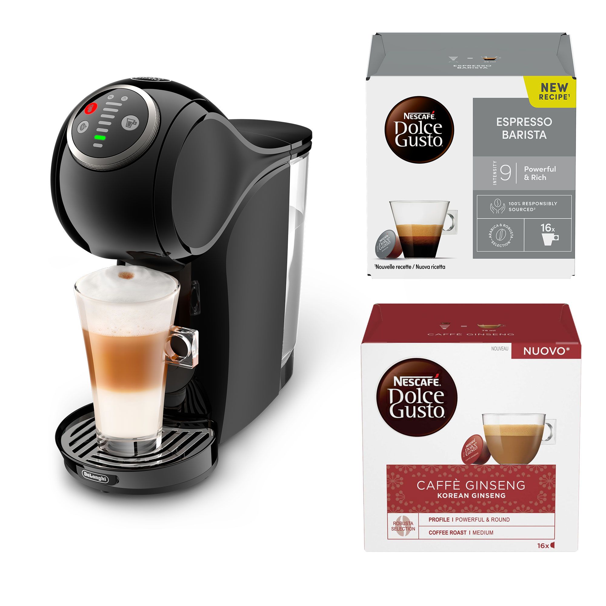 Nescafé Dolce Gusto
Delonghi Genio S plus
Macchina per caffè
