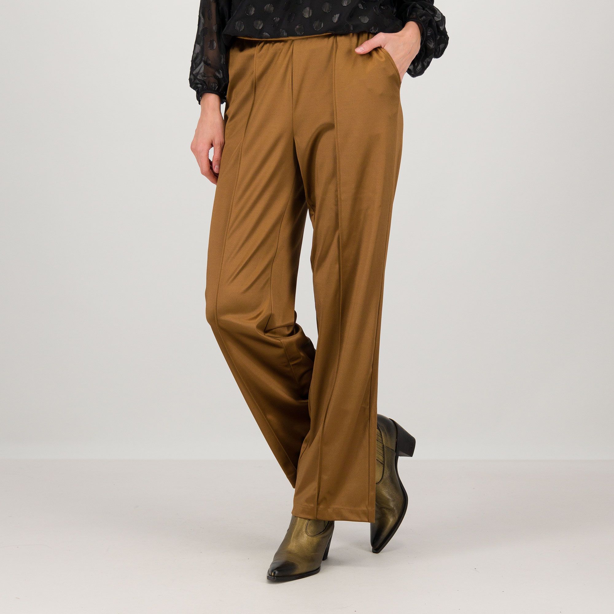 Isaac Mizrahi Live!
Pantaloni in maglia
effetto satin