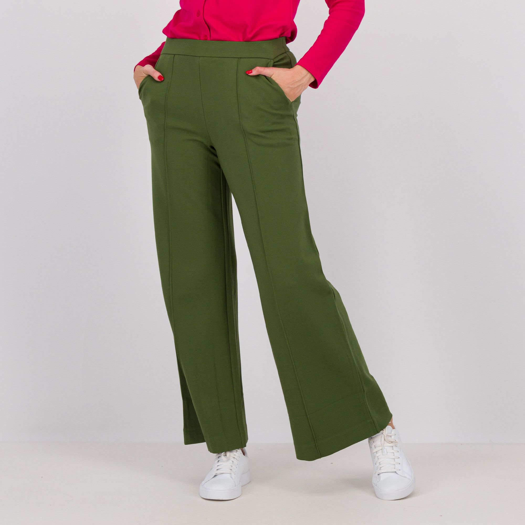 Isaac Mizrahi Live
Pantaloni gamba ampia
con elastico in vita