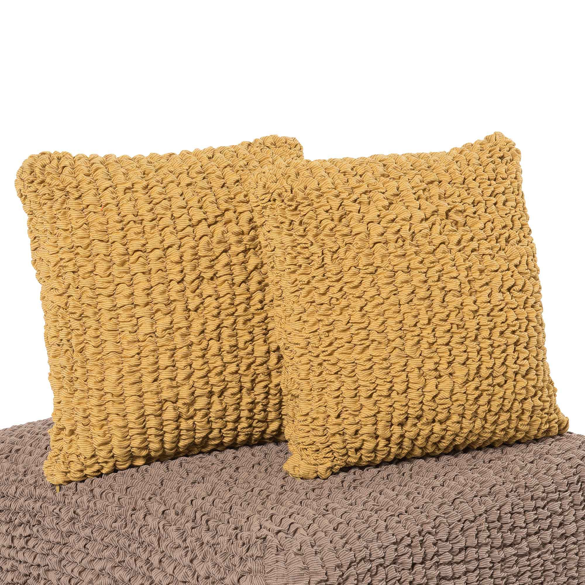 Paulato by Ga.i.co
Set 2 Copricuscini
Tessuto bielastico
Motivo Millerighe
Made in Italy