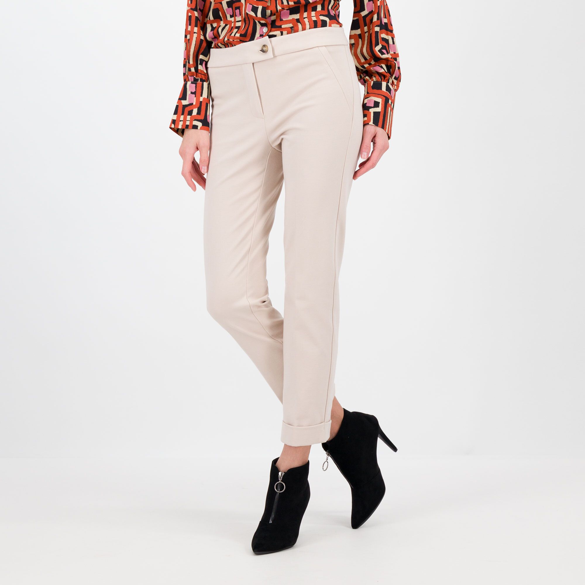 SottoMarino
Pantaloni caviglia
con risvolto misto
viscosa