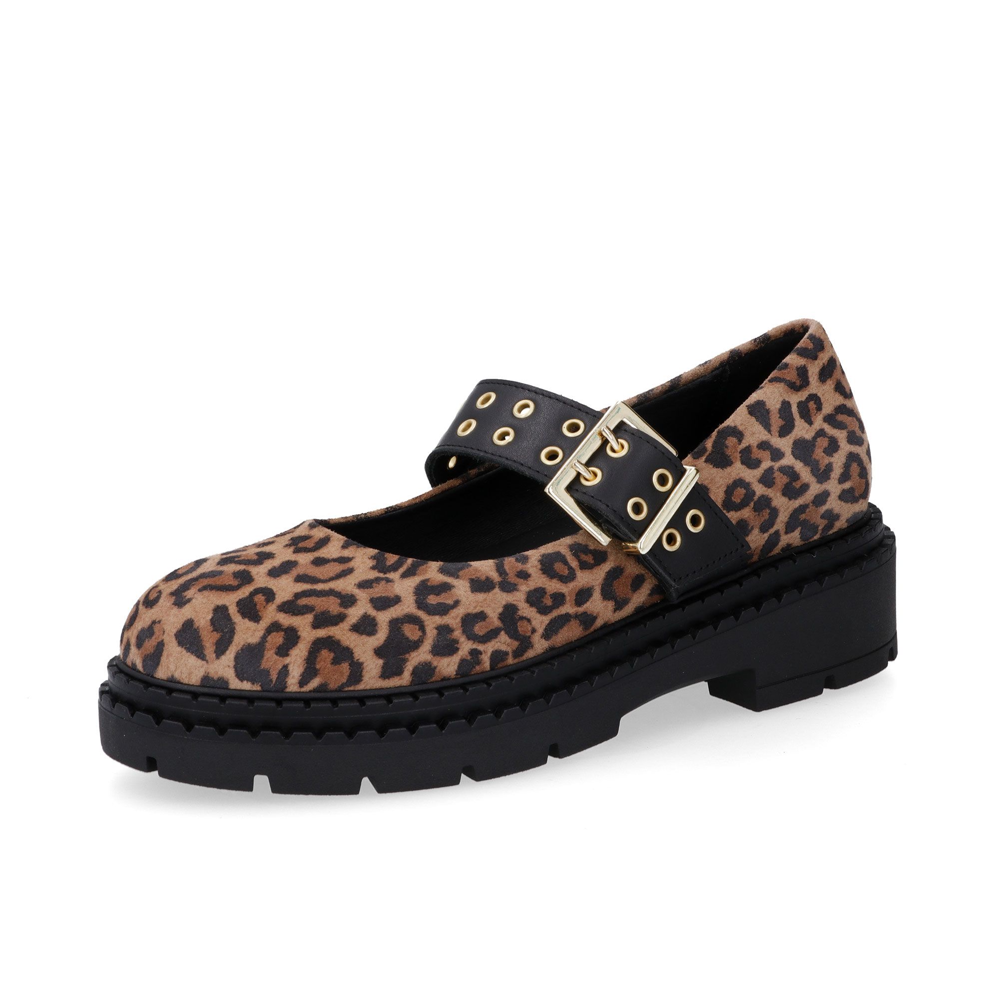 Galieti
Mary Jane in pelle
con cinturino
e tacco 5cm