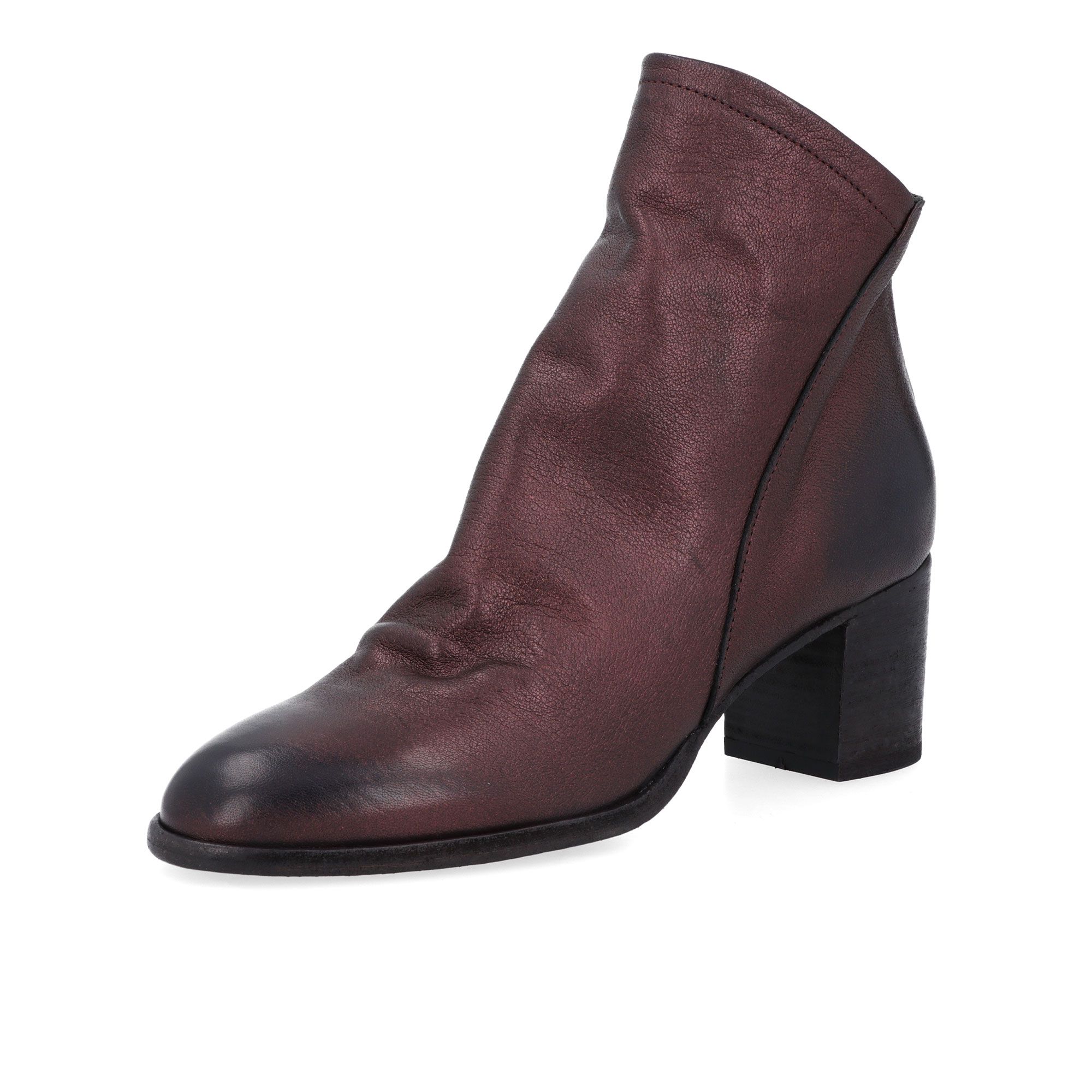 Galieti
Stivaletti in pelle
con motivo arriccio
tacco 6,5cm