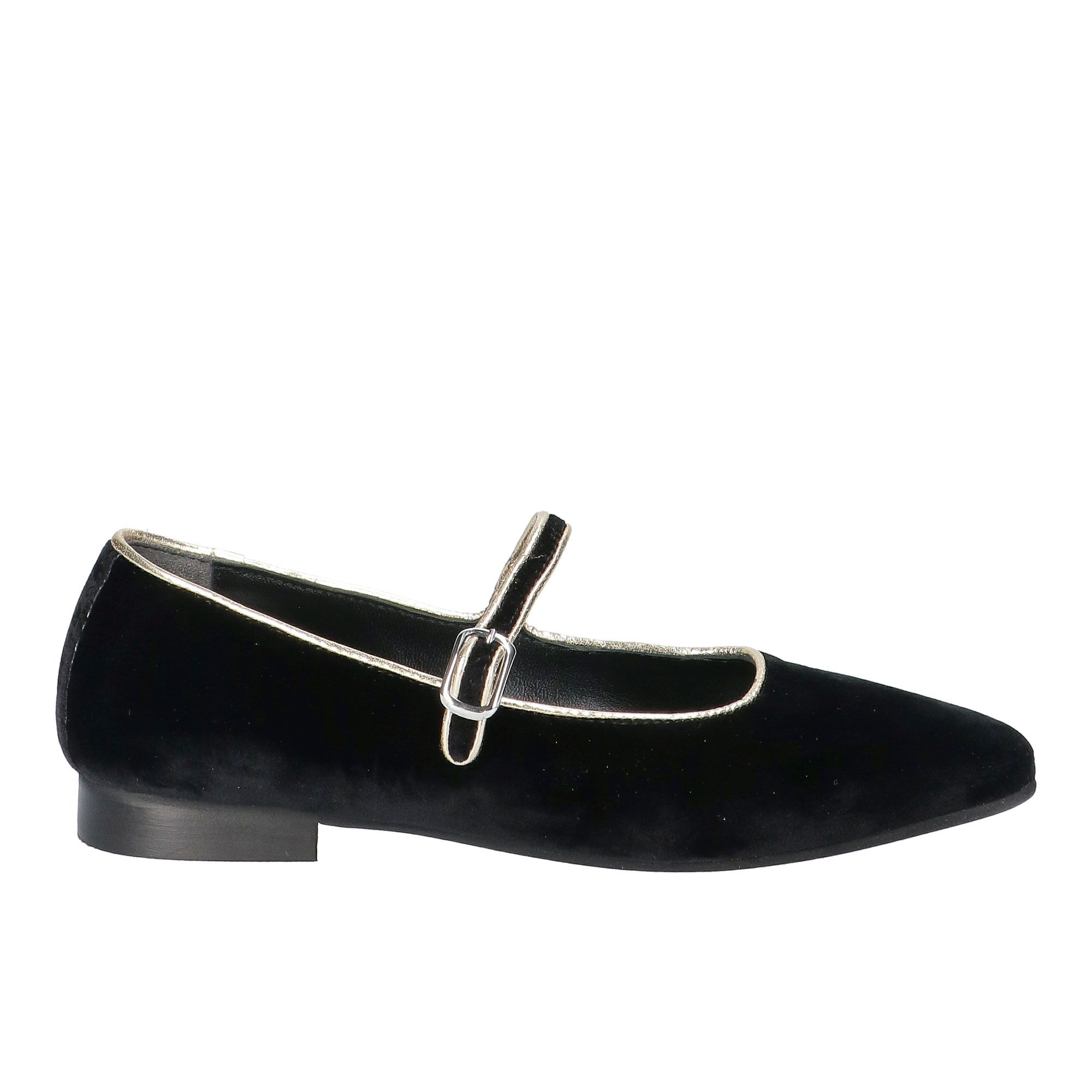 Le Serpentini Ballerine Mary Jane a punta con tacco 2cm