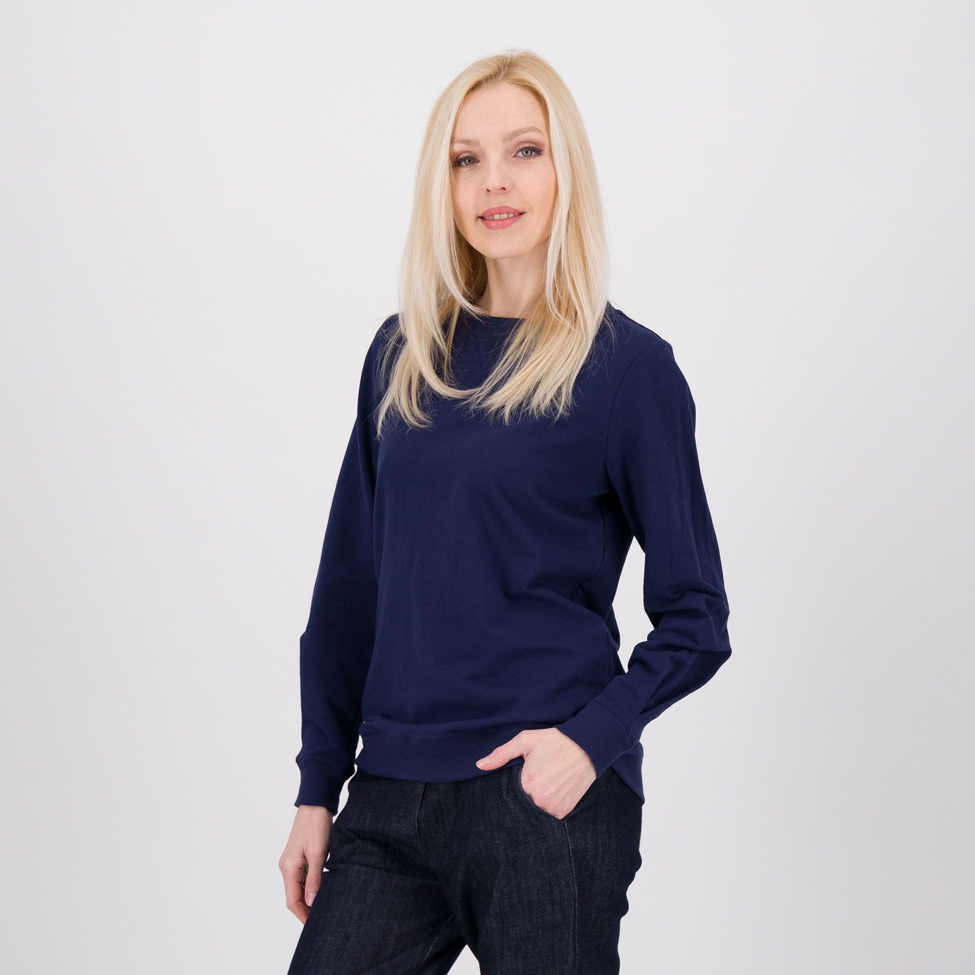 Denim & Co
Felpa con scollo
tondo a manica
lunga