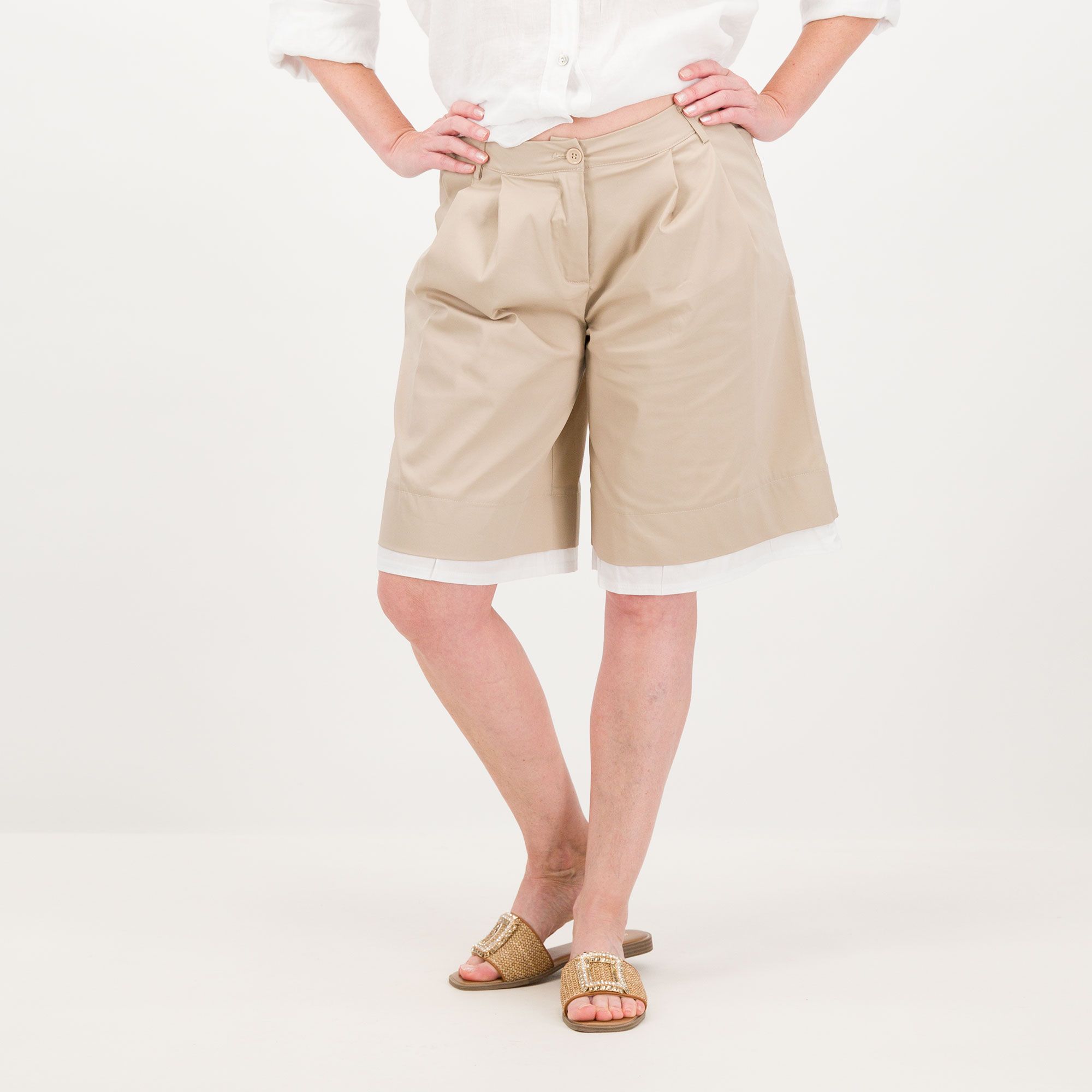 Lucrezia Sciortino
Pantaloncini
elasticizzati
con pinces