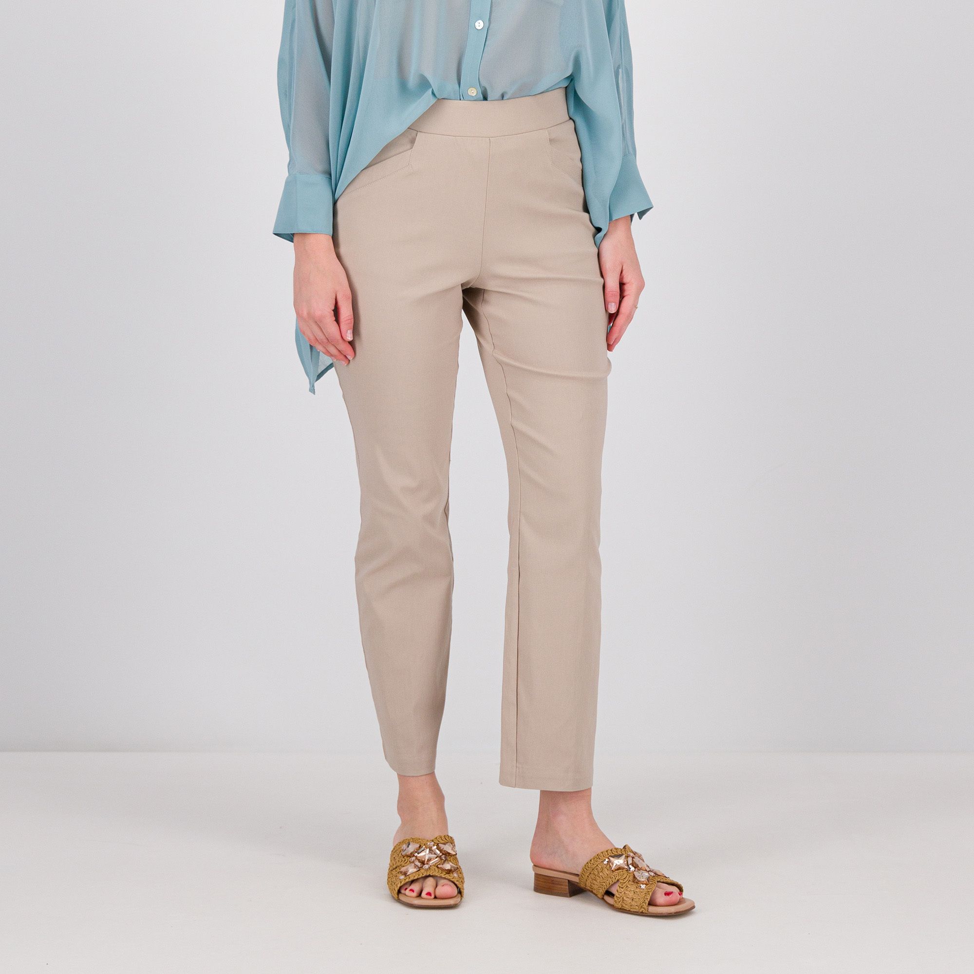 Wynne Layers Pantaloni alla caviglia in viscosa stretch