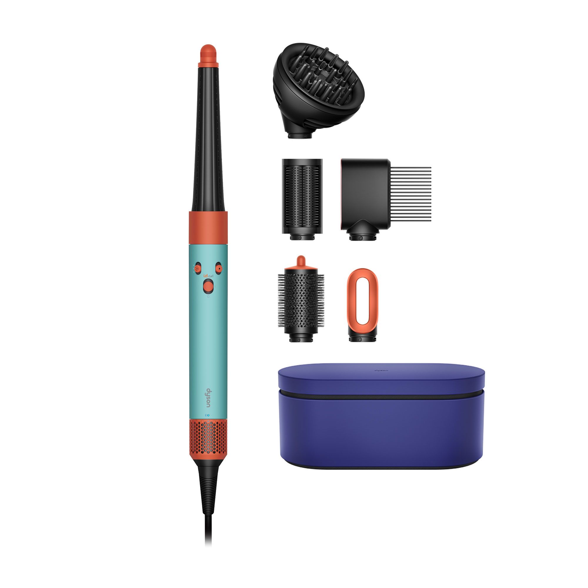 Dyson
Airwrap i.d.™ styler
color acquamarina con
diffusore Wave+Curl