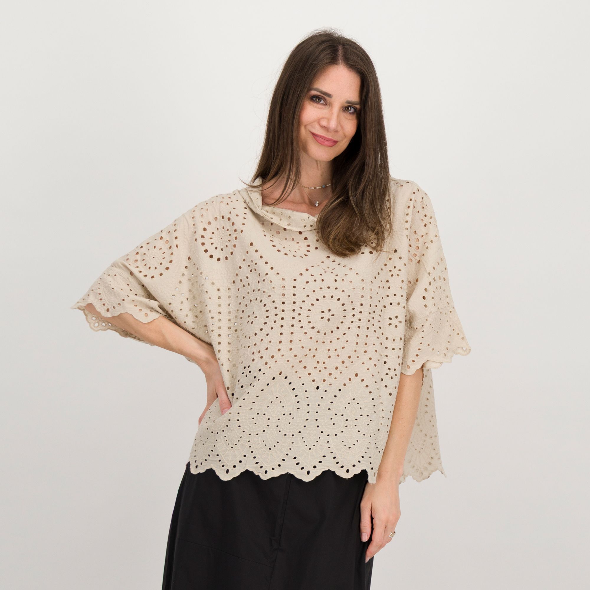 Lucrezia Sciortino
Camicia
in pizzo
Sangallo