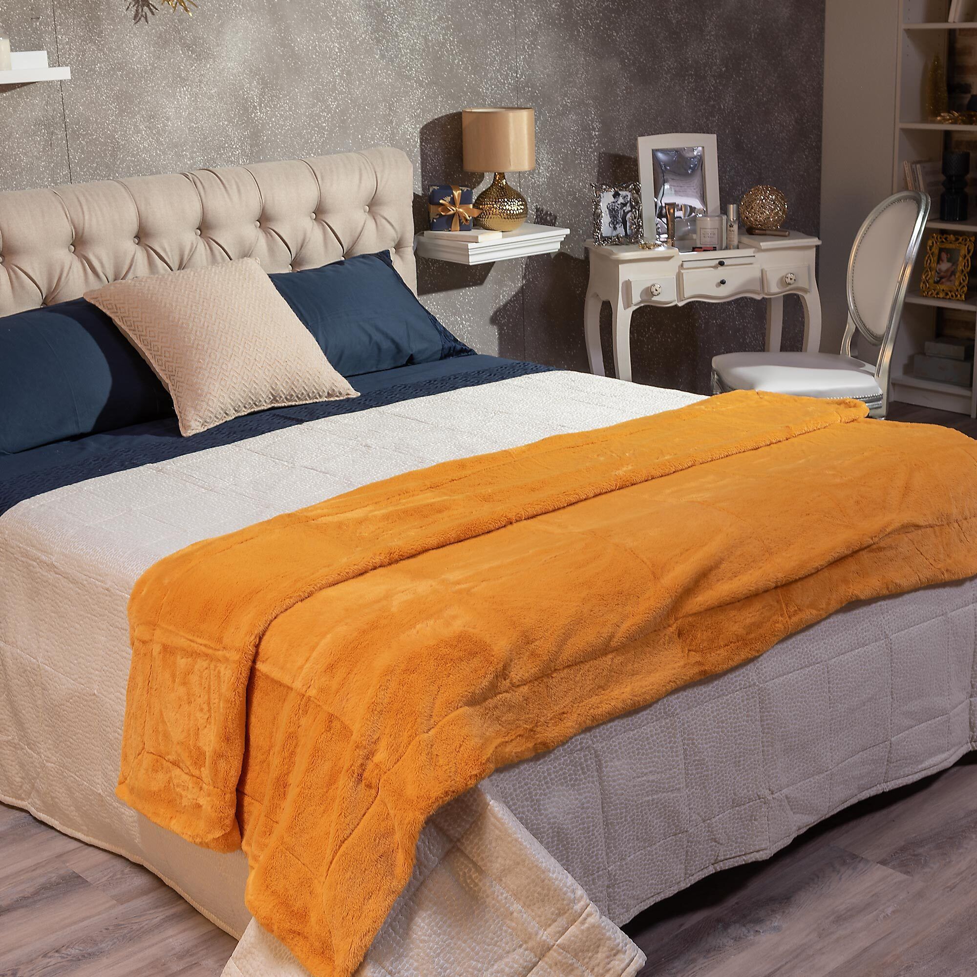 Image of Mont Chalet Maxi Coperta double face lato peluche lato velvet 150x200cm061