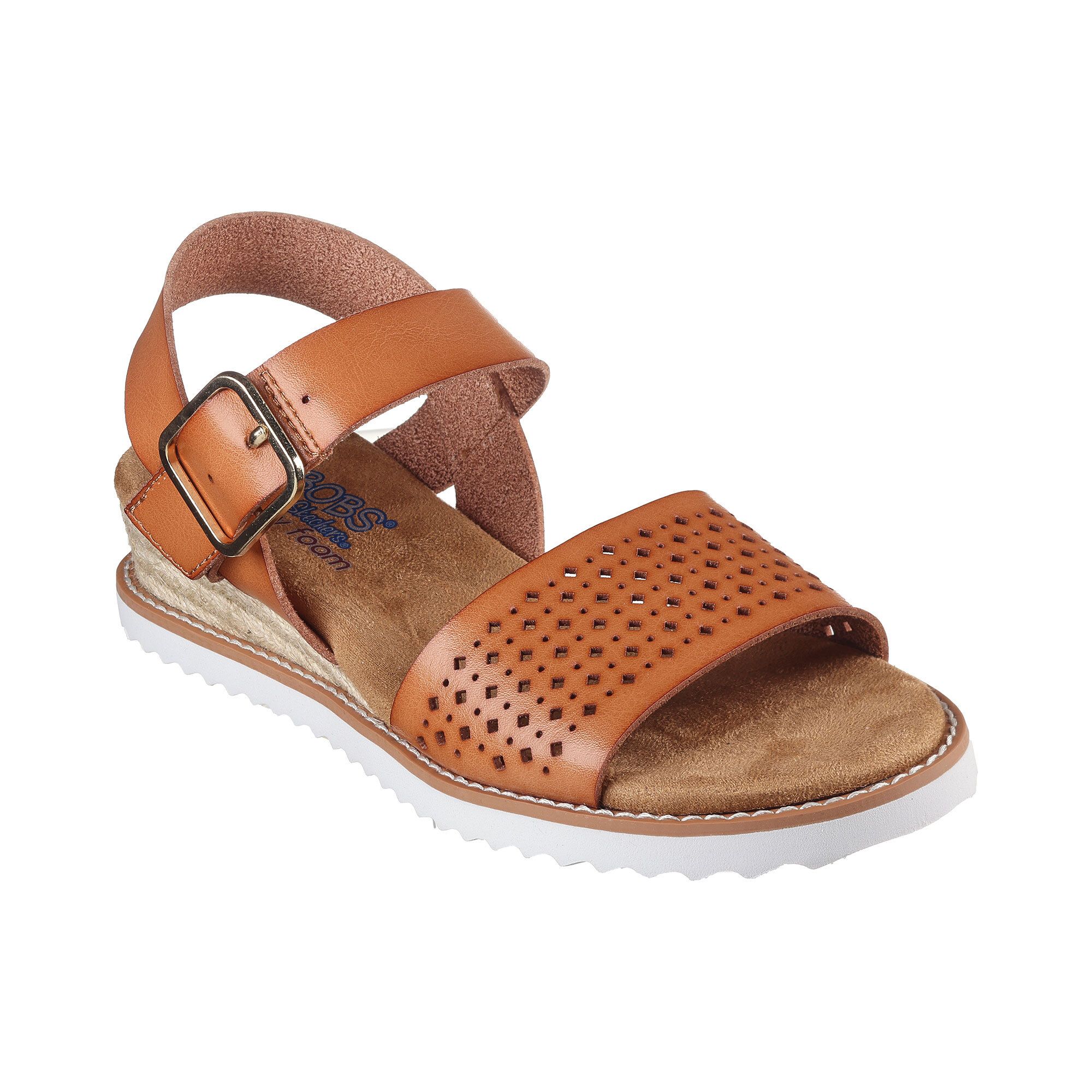 Skechers
Sandali Desert Kiss
tomaia traforata e 
chiusura a strappo